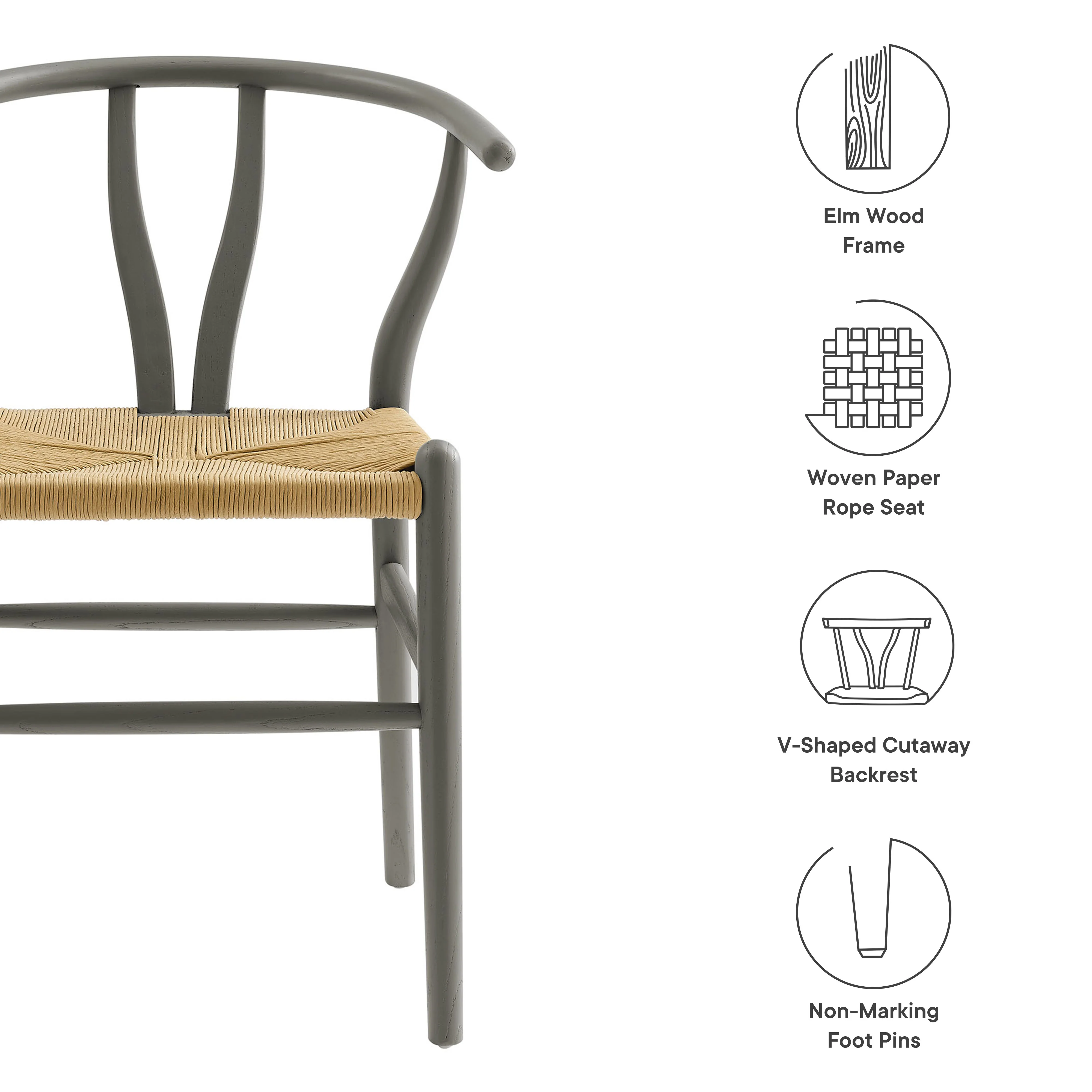 Amish 32" Wood Dining Accent Chair by Modway - Image 29