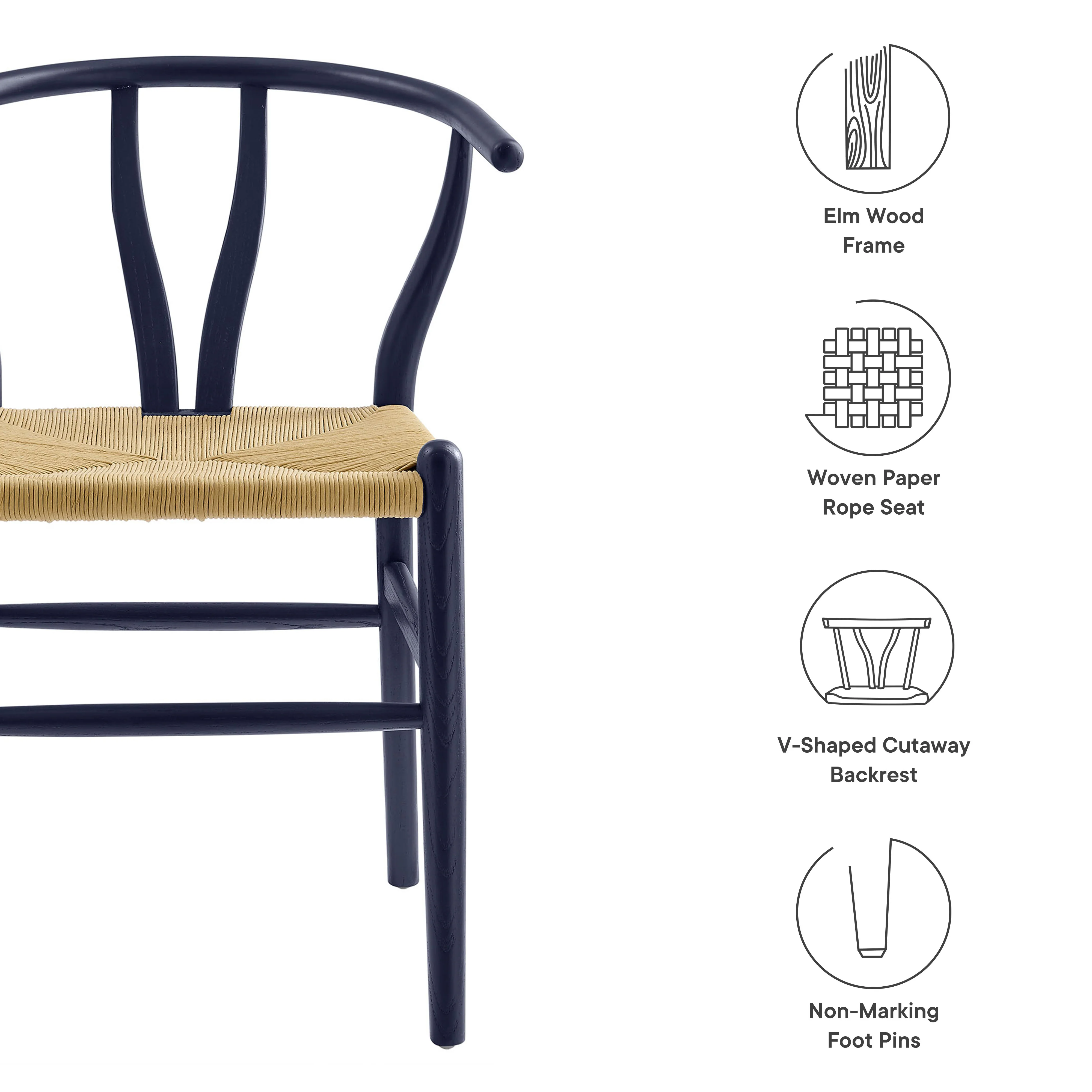Amish 32" Wood Dining Accent Chair by Modway - Image 39