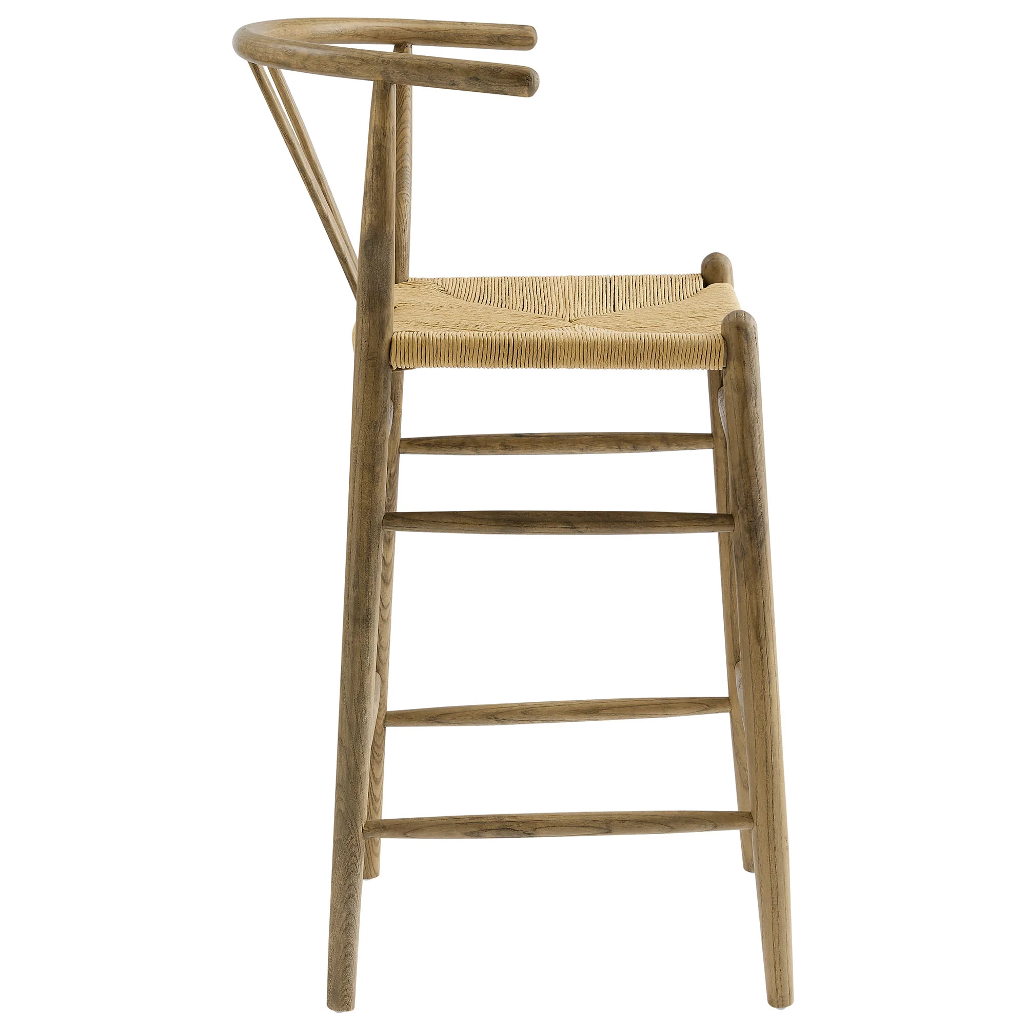 Amish Wood Bar Stool by Modway - Image 3