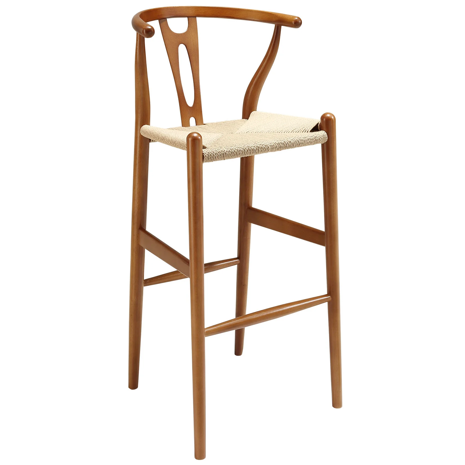 Amish Wood Bar Stool By Modway - EEI-1079 - Image 2