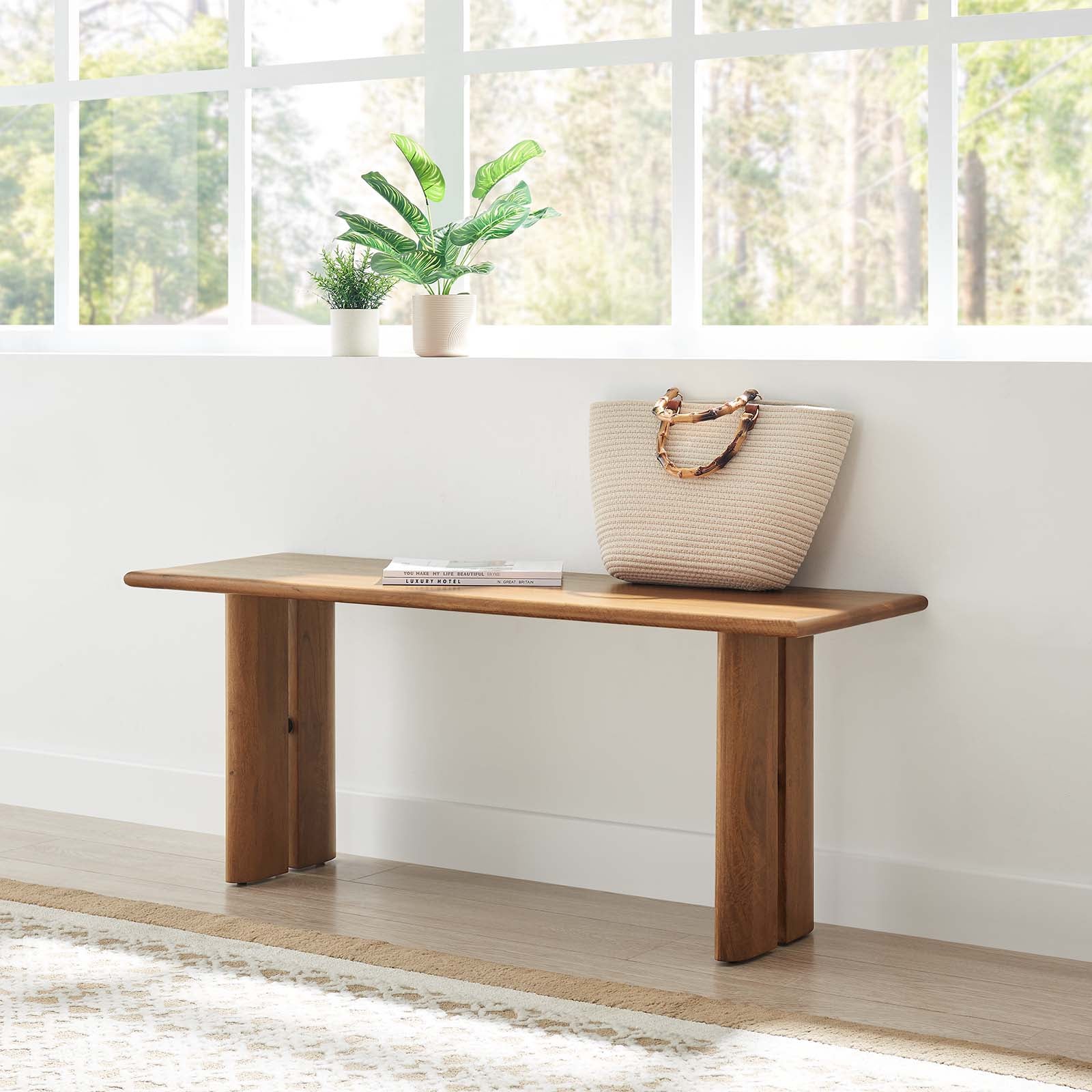 Amistad 46" Wood Bench By Modway - EEI-6343 - Image 10