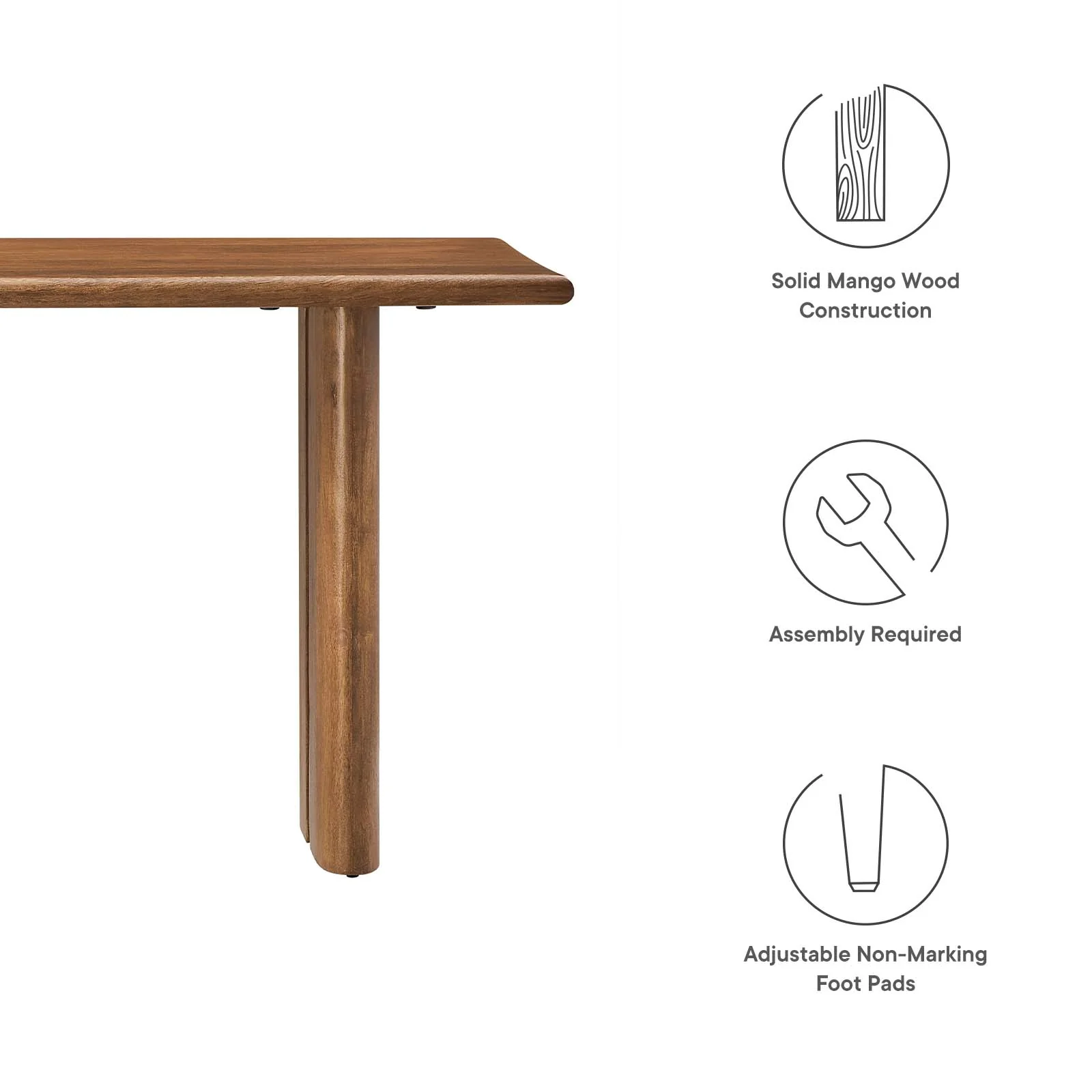 Amistad 46" Wood Bench By Modway - EEI-6343 - Image 16