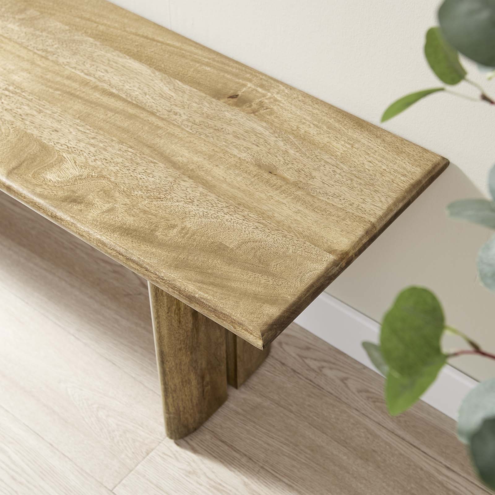 Amistad 58" Wood Bench By Modway - EEI-6344 - Image 7