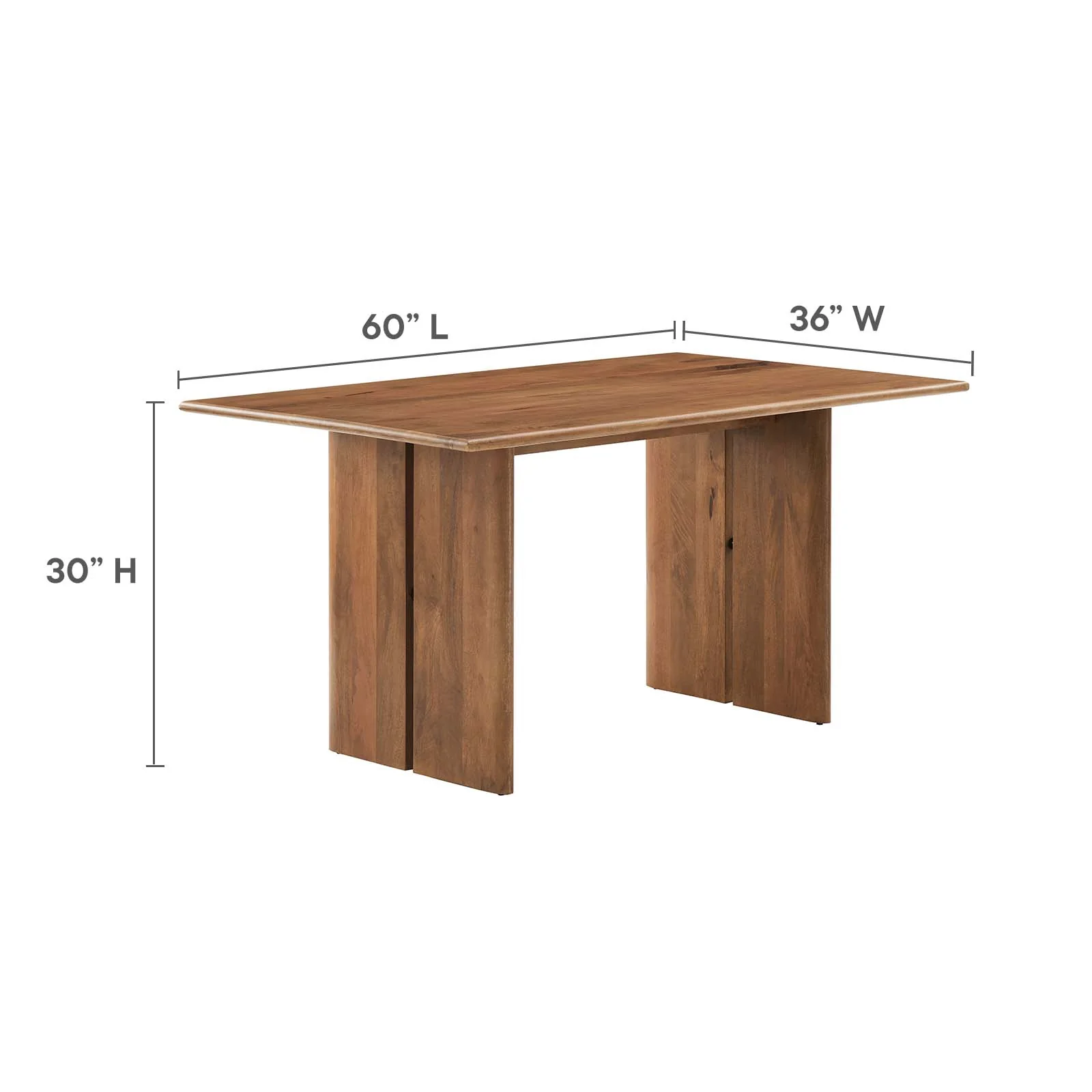 Amistad 60" Wood Dining Table By Modway - EEI-6338 - Image 19
