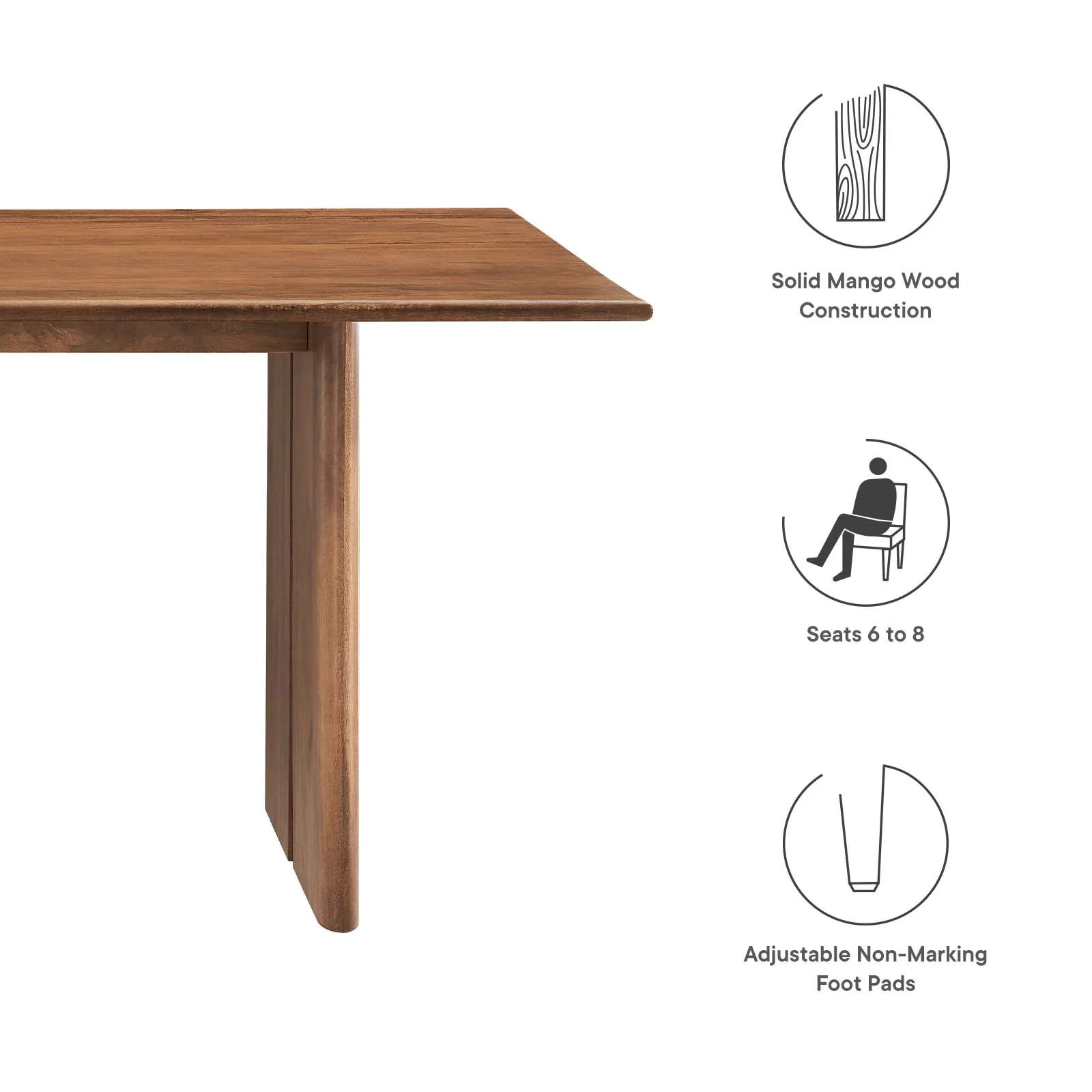 Amistad 72" Dining Table By Modway - EEI-6339 - Image 18
