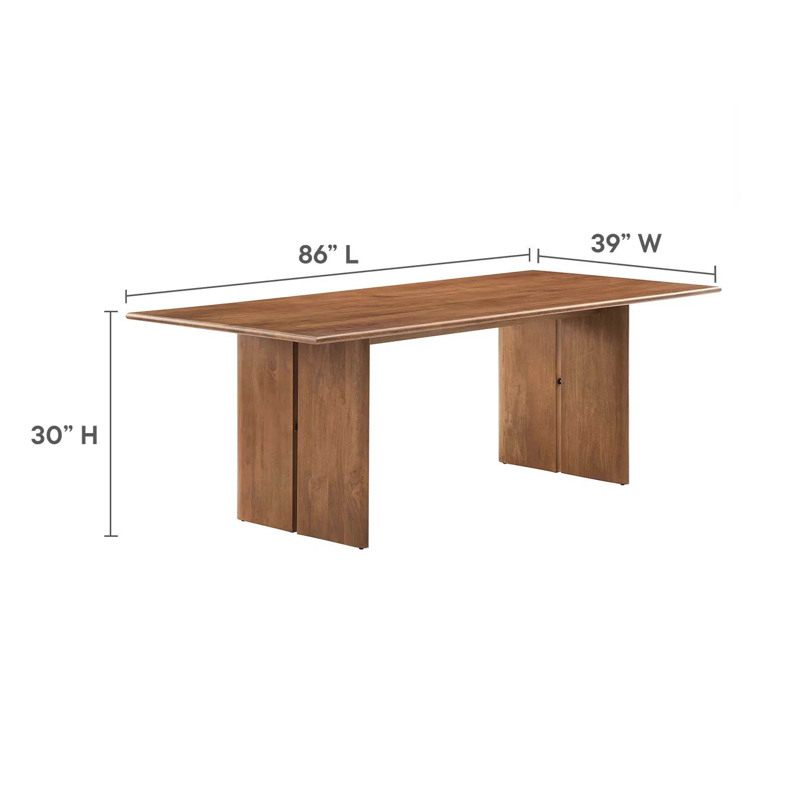 Amistad 86" Wood Dining Table By Modway - EEI-6340 - Image 19