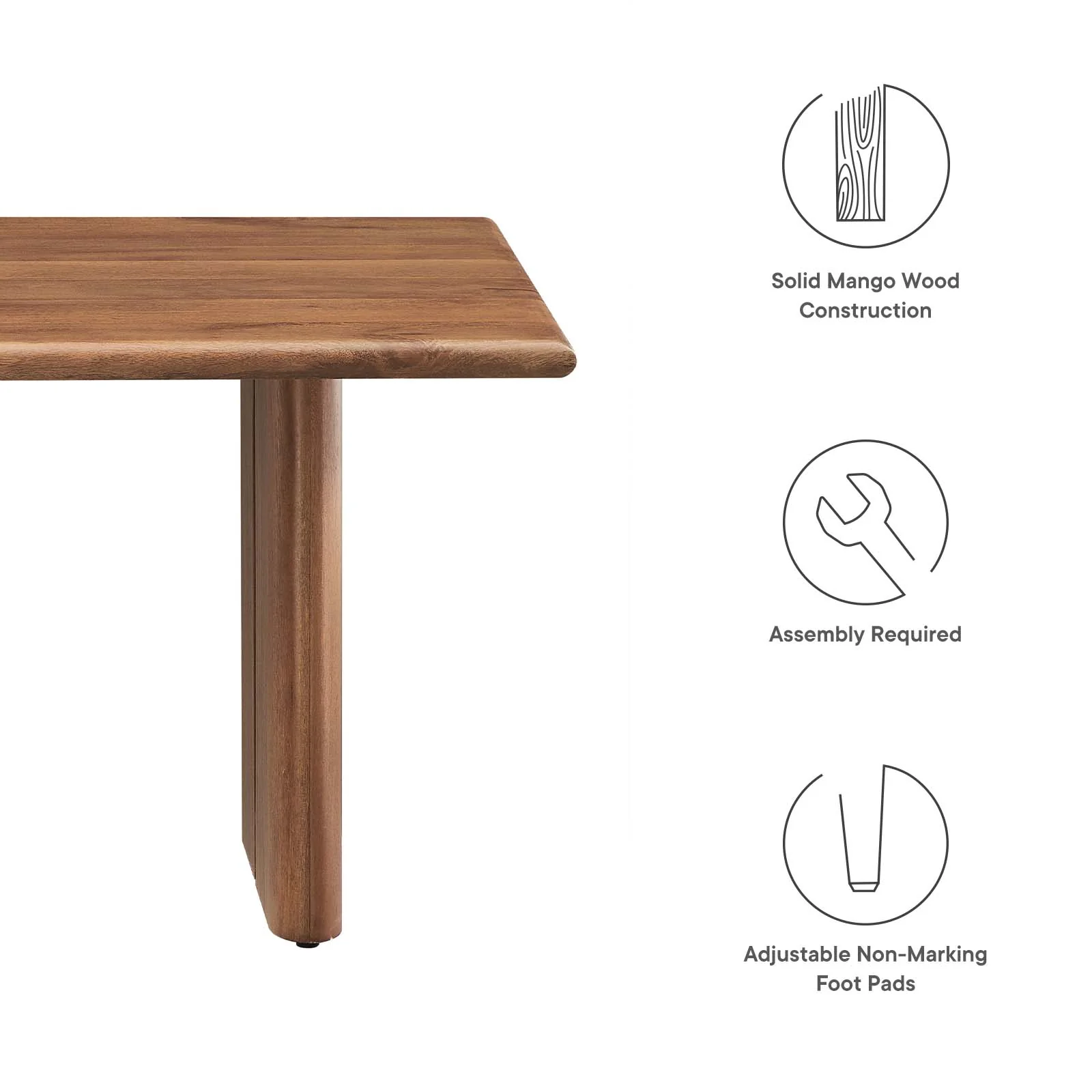 Amistad Wood Coffee Table By Modway - EEI-6341 - Image 15