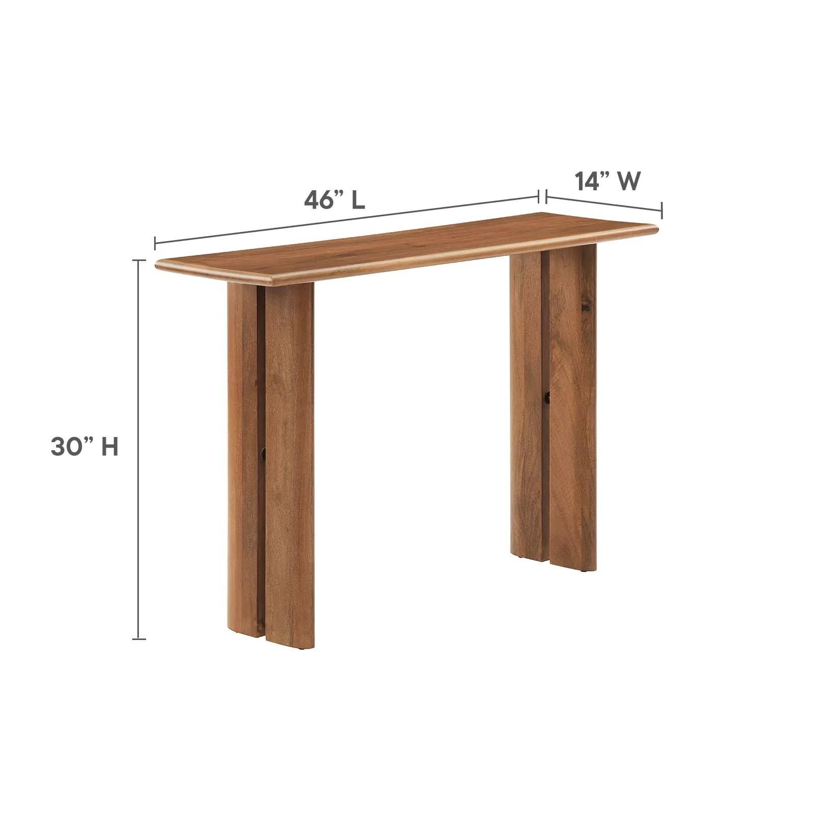 Amistad Wood Console Table By Modway - EEI-6342 - Image 16