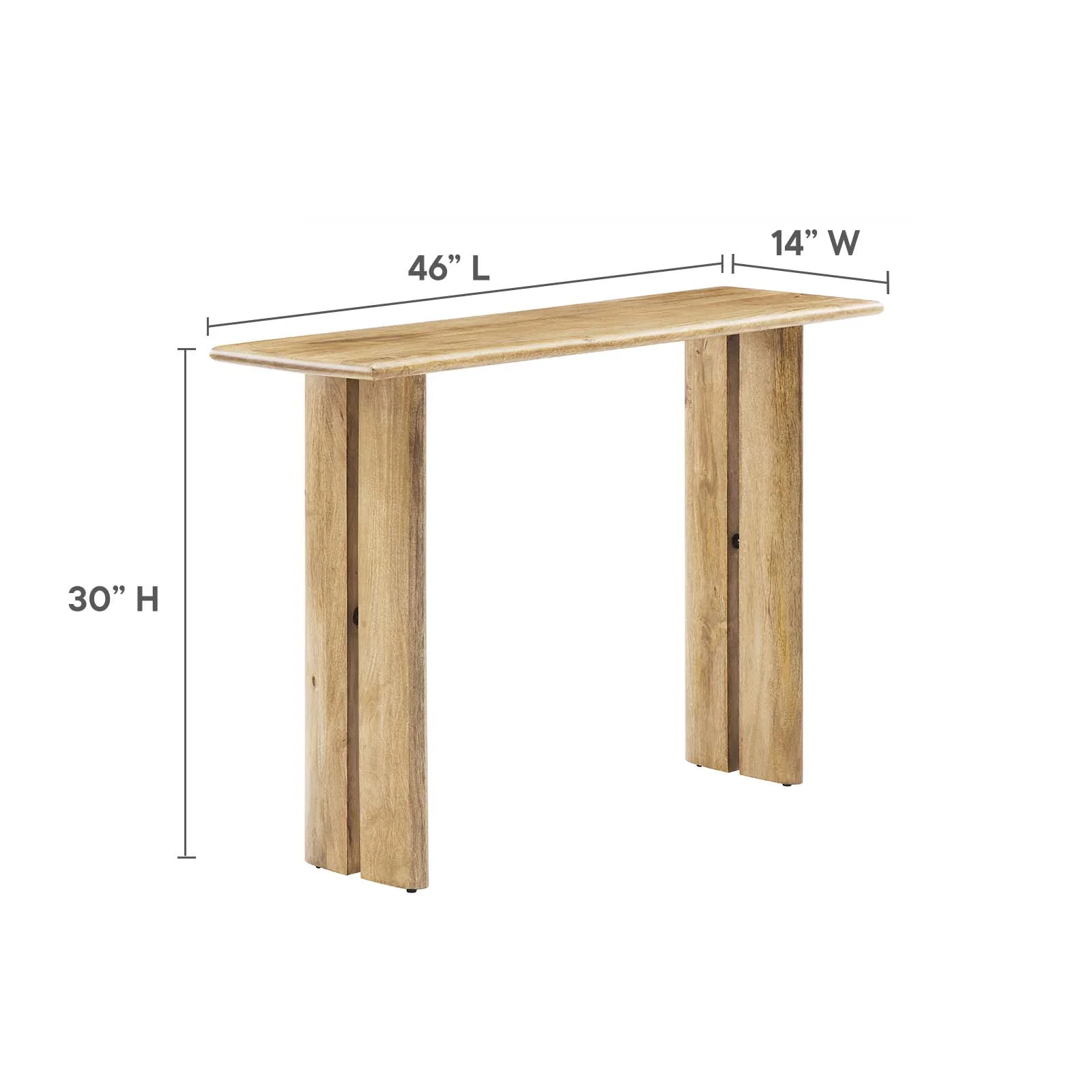 Amistad Wood Console Table By Modway - EEI-6342 - Image 8