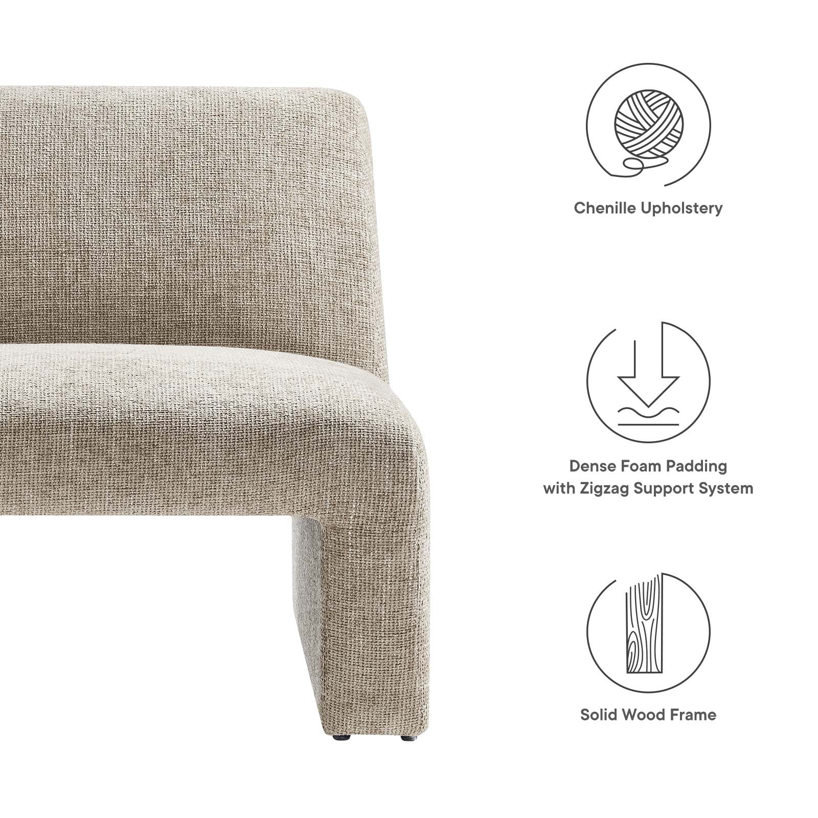 Amita Chenille Upholstered Accent Chair By Modway - EEI-6765 - Image 15