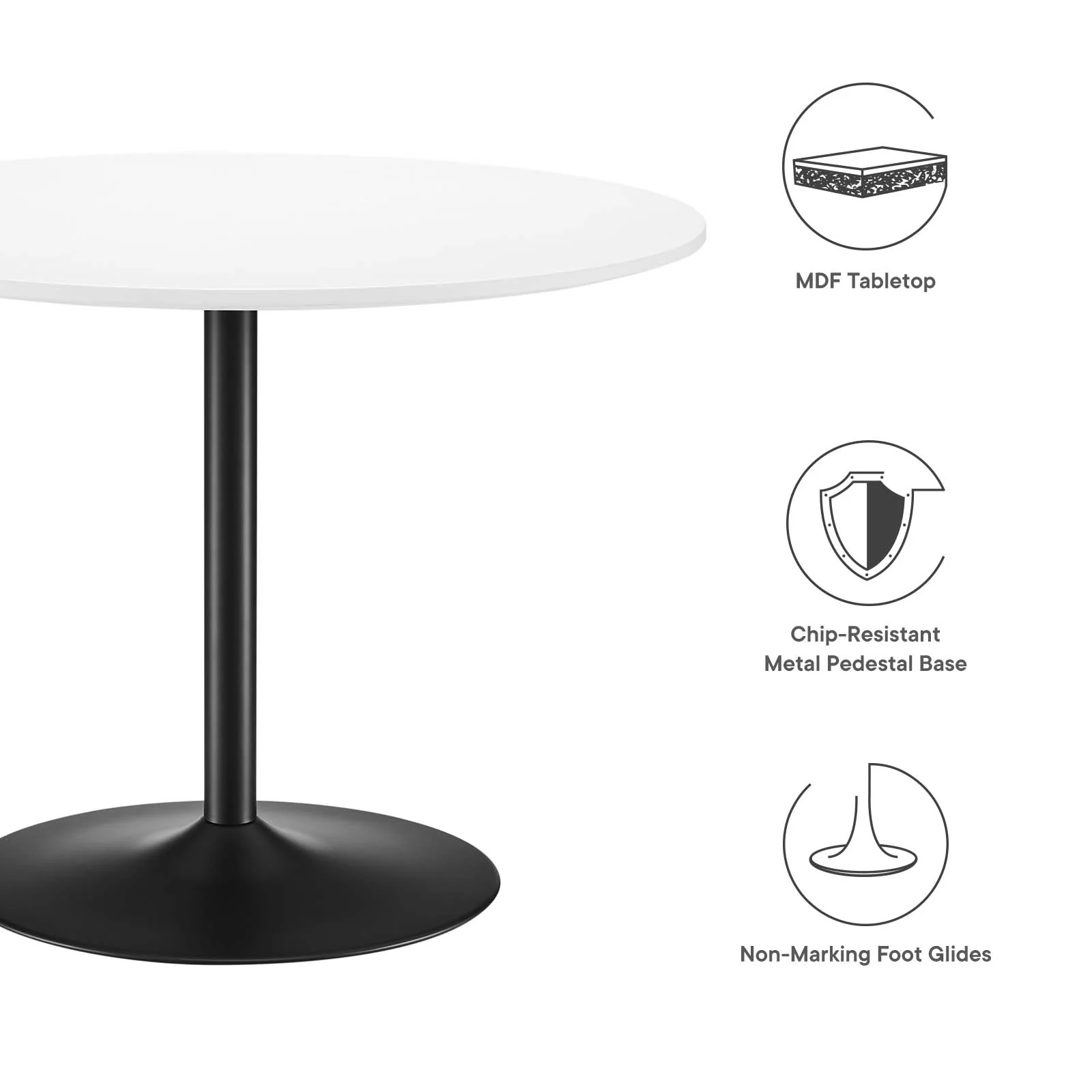 Amuse 40" Dining Table By Modway - EEI-6249 - Image 11