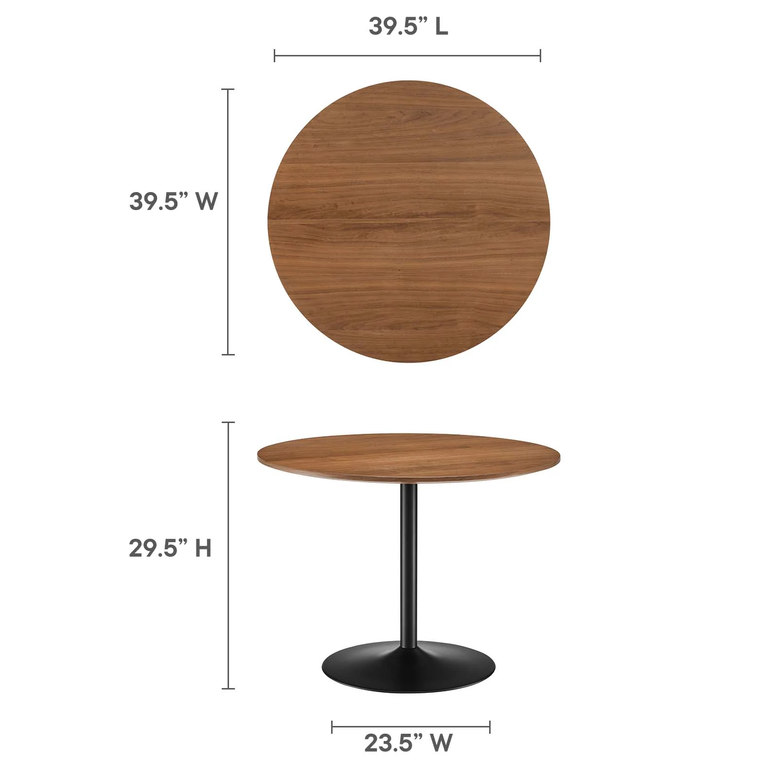 Amuse 40" Dining Table By Modway - EEI-6249 - Image 6