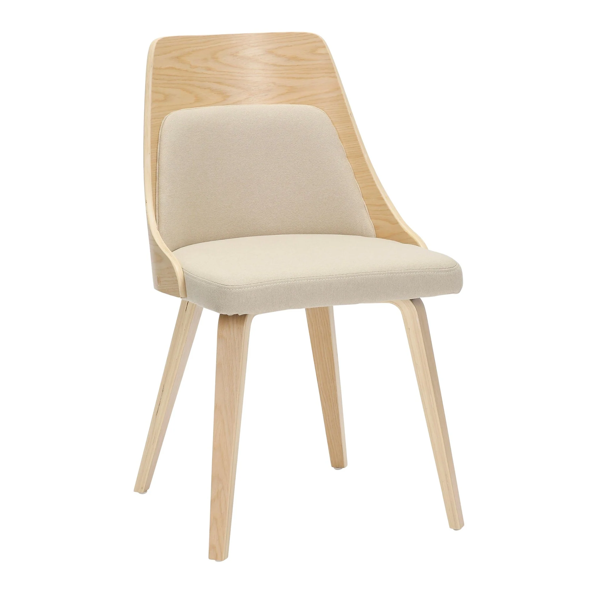 Anabelle Bent Wood Chair - Set of 2 By LumiSource - CH-ANBELHLBW2 NACR2 - Image 2