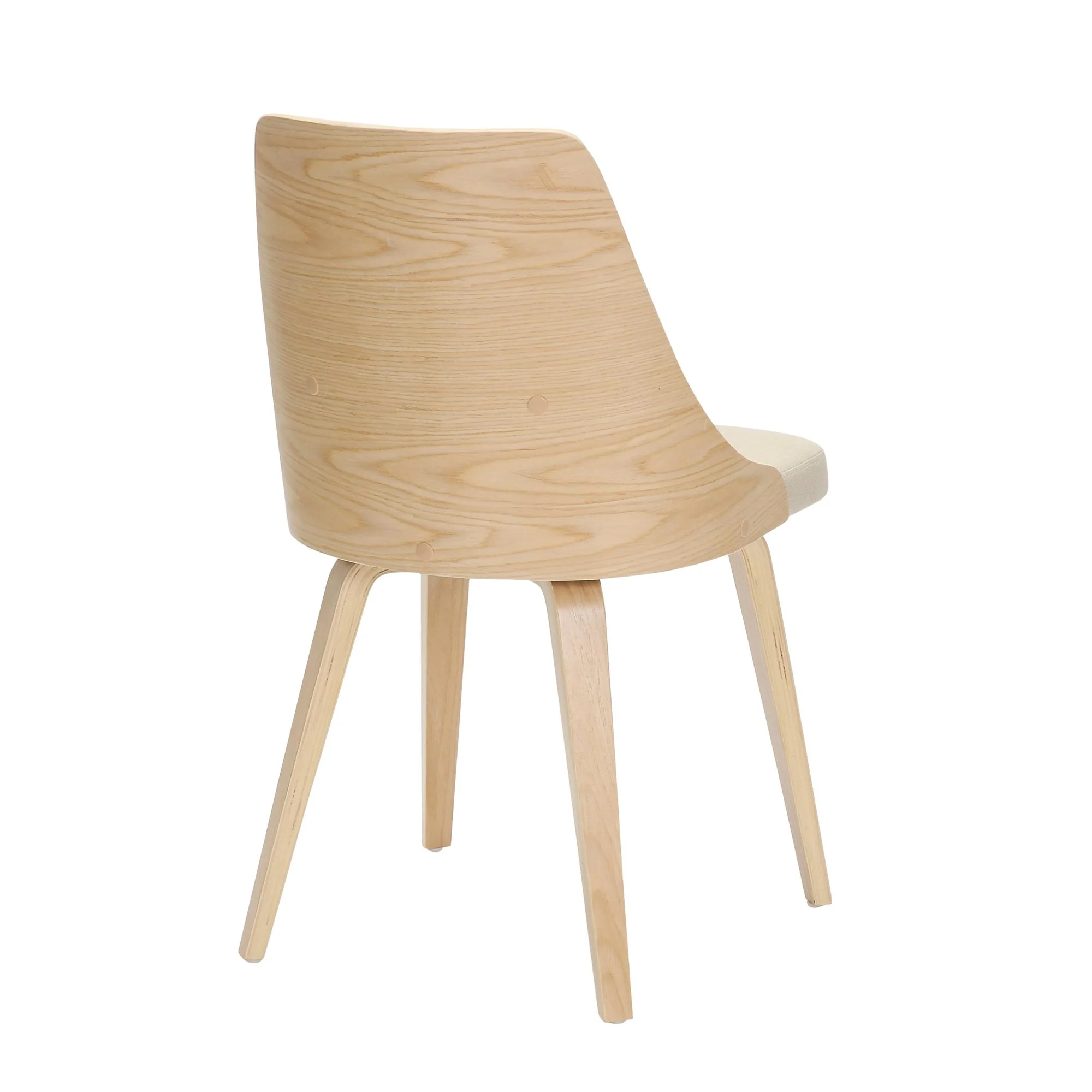 Anabelle Bent Wood Chair - Set of 2 By LumiSource - CH-ANBELHLBW2 NACR2 - Image 4
