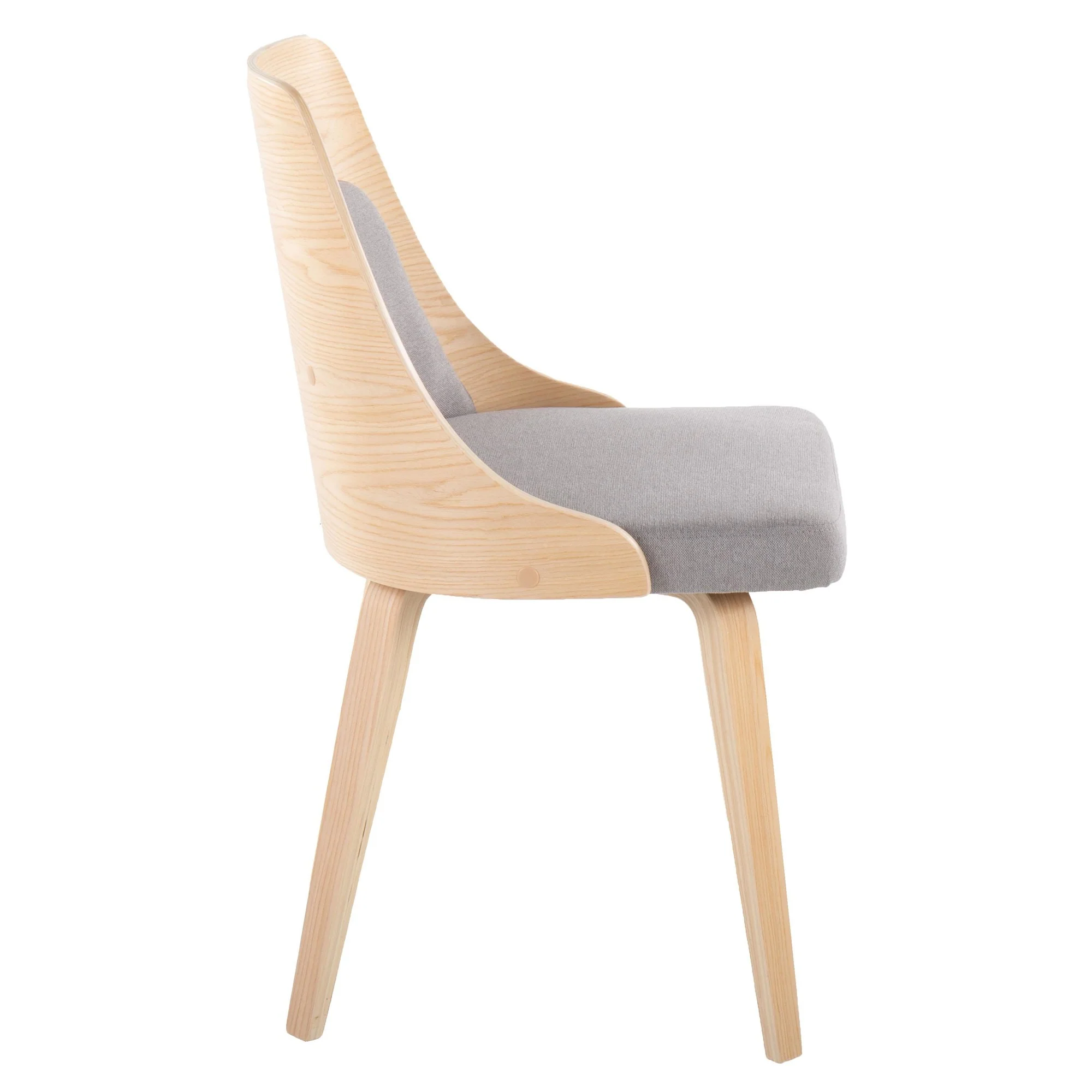 Anabelle Bent Wood Chair - Set of 2 By LumiSource - CH-ANBELHLBW2 NACR2 - Image 9