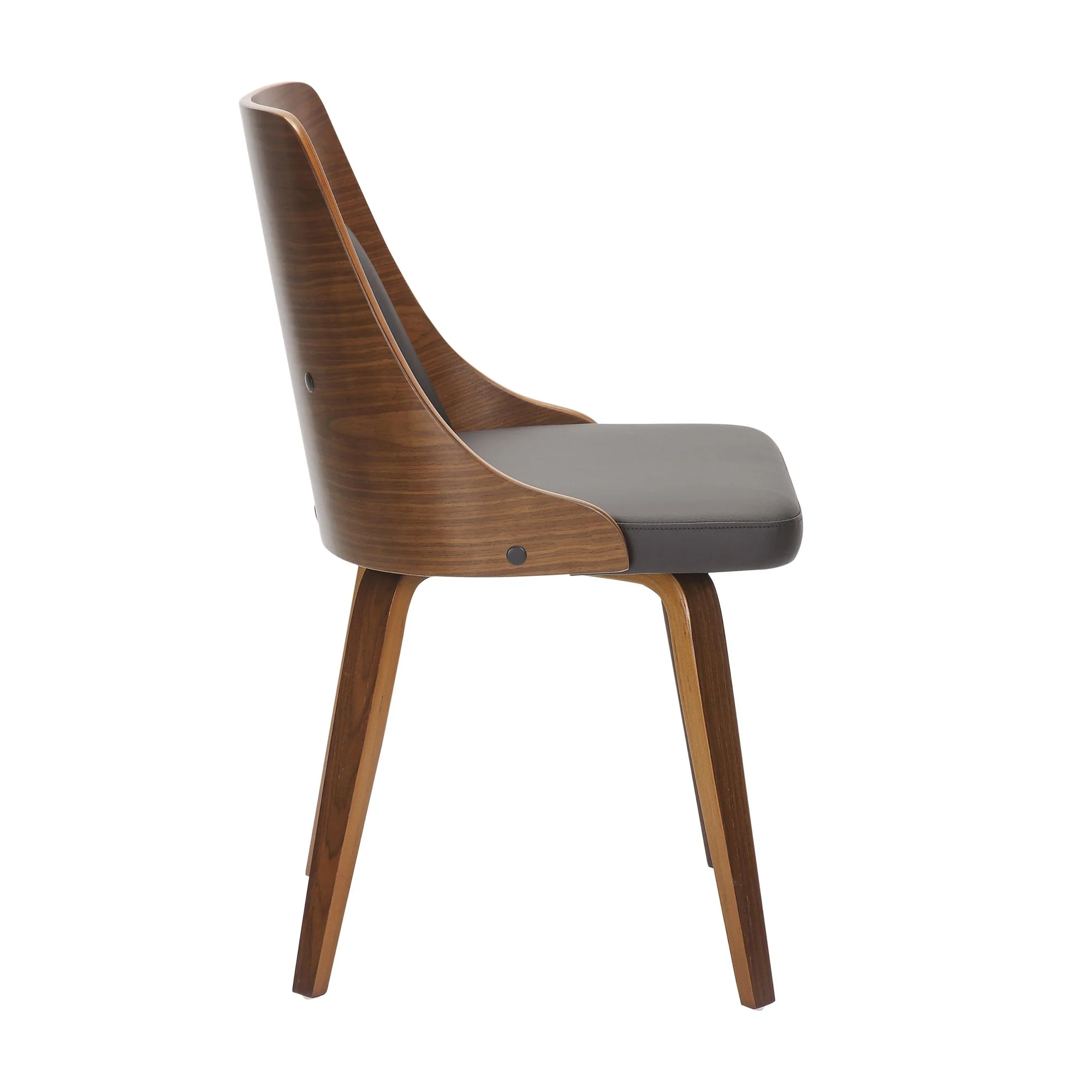 Anabelle Bent Wood Chair - Set of 2 By LumiSource - CH-ANBELHLBWPU2 WLBN2 - Image 3