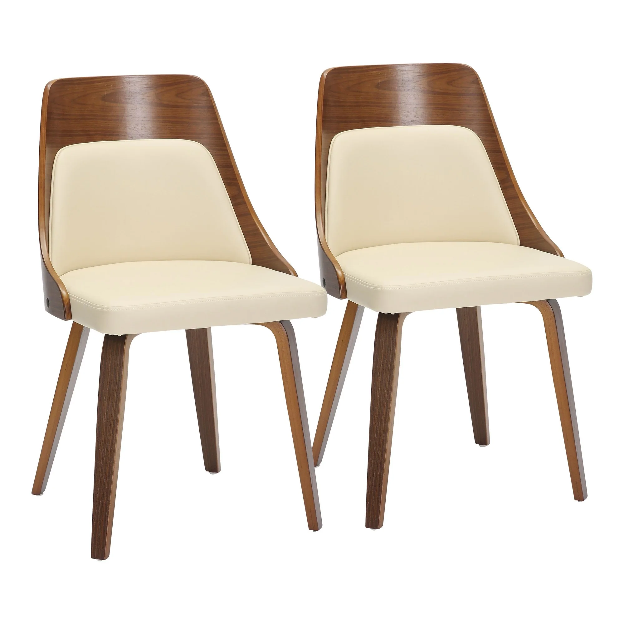 Anabelle Bent Wood Chair - Set of 2 By LumiSource - CH-ANBELHLBWPU2 WLBN2 - Image 7