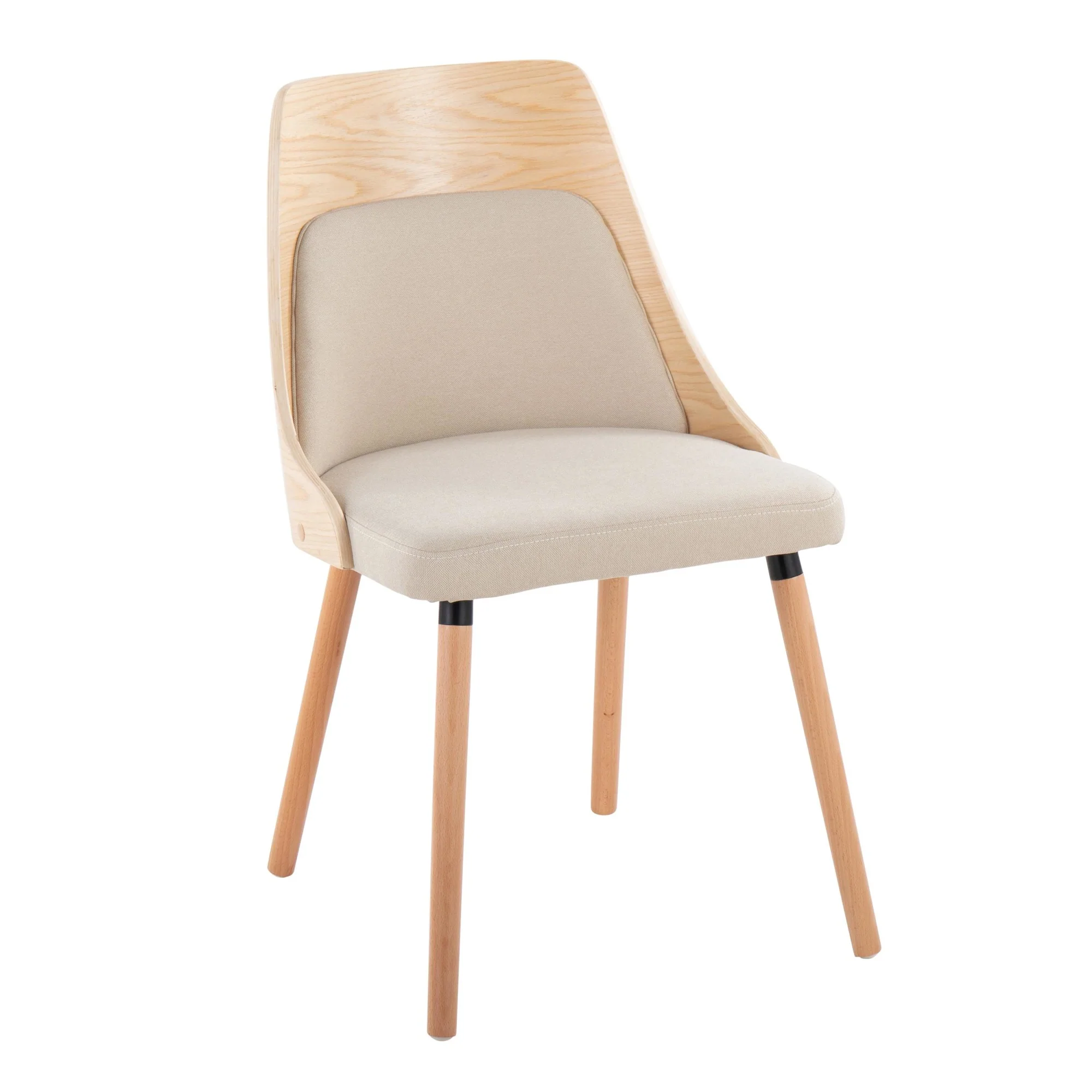 Anabelle Chair (Set of 2) Cream By LumiSource - Image 4
