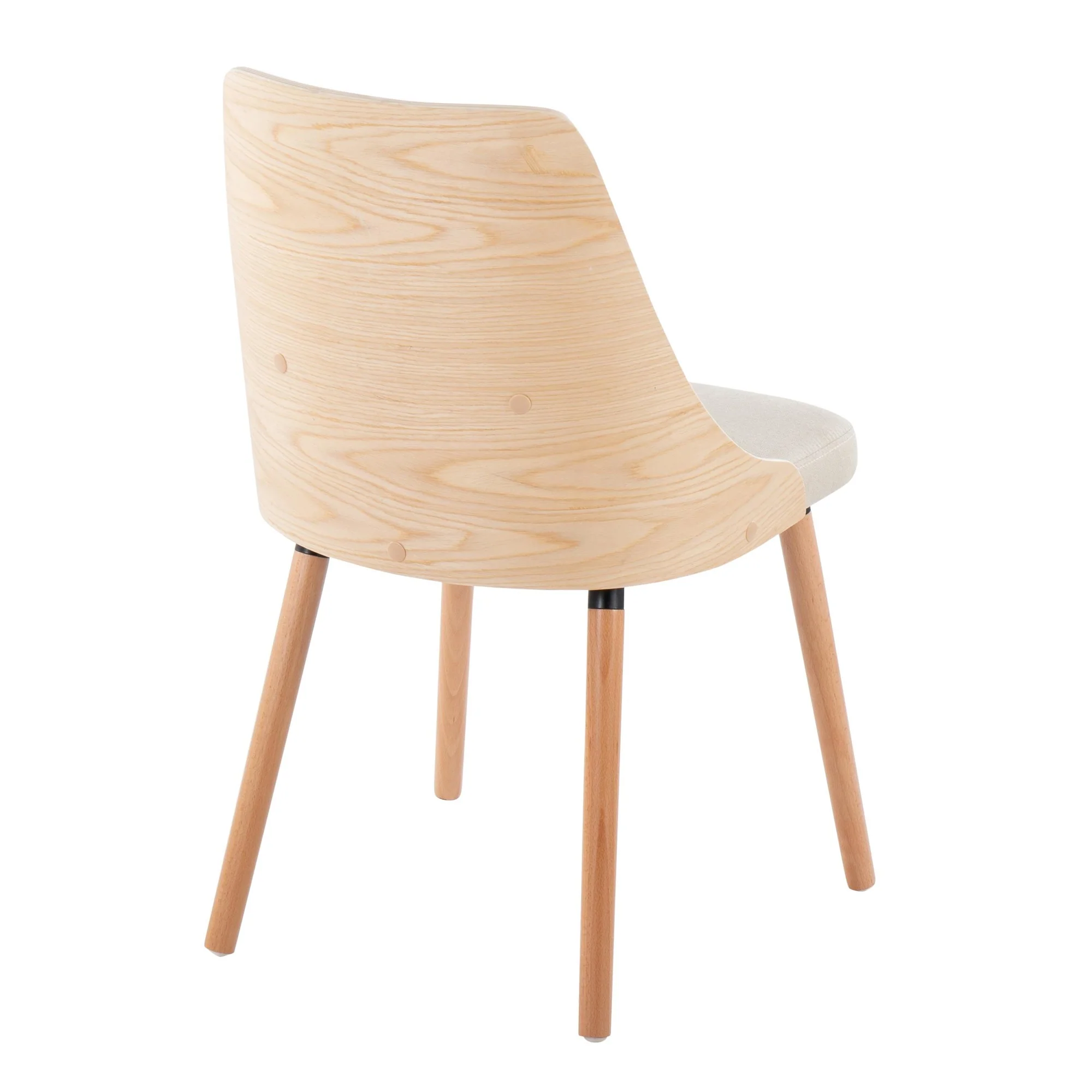 Anabelle Chair (Set of 2) Cream By LumiSource - Image 6