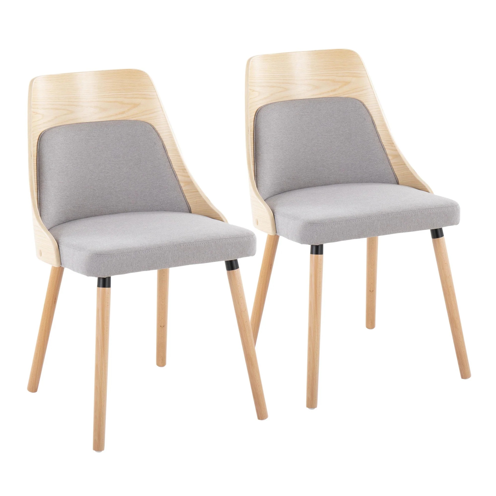 Anabelle Chair (Set of 2) Cream By LumiSource - Image 8