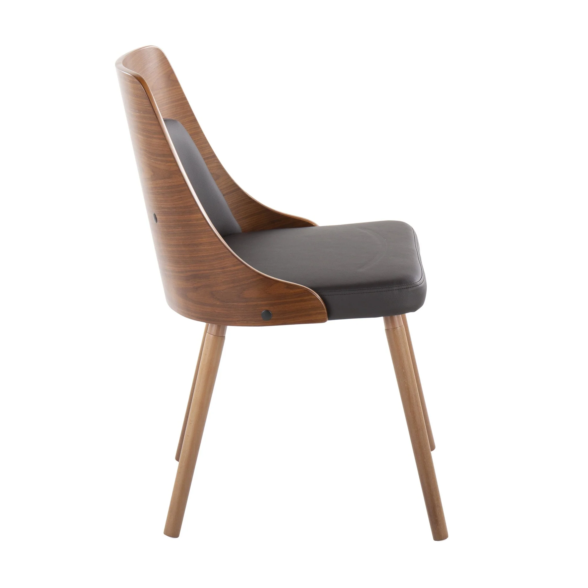 Anabelle Chair (Set of 2) Brown By LumiSource - Image 6
