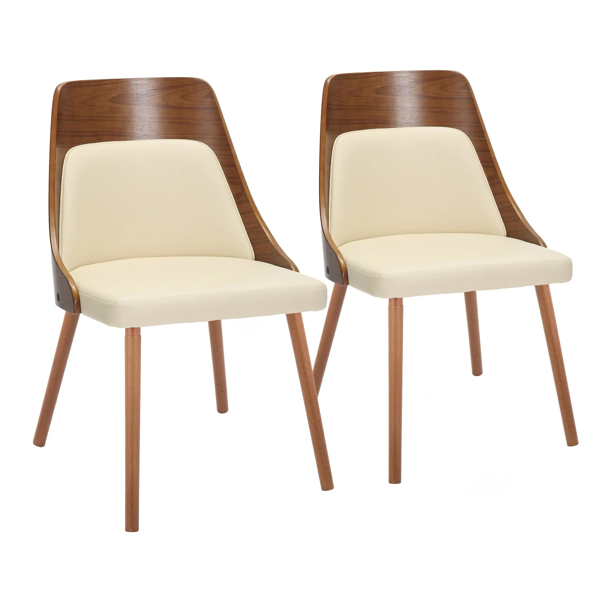 Anabelle Chair (Set of 2) Brown By LumiSource - Image 9