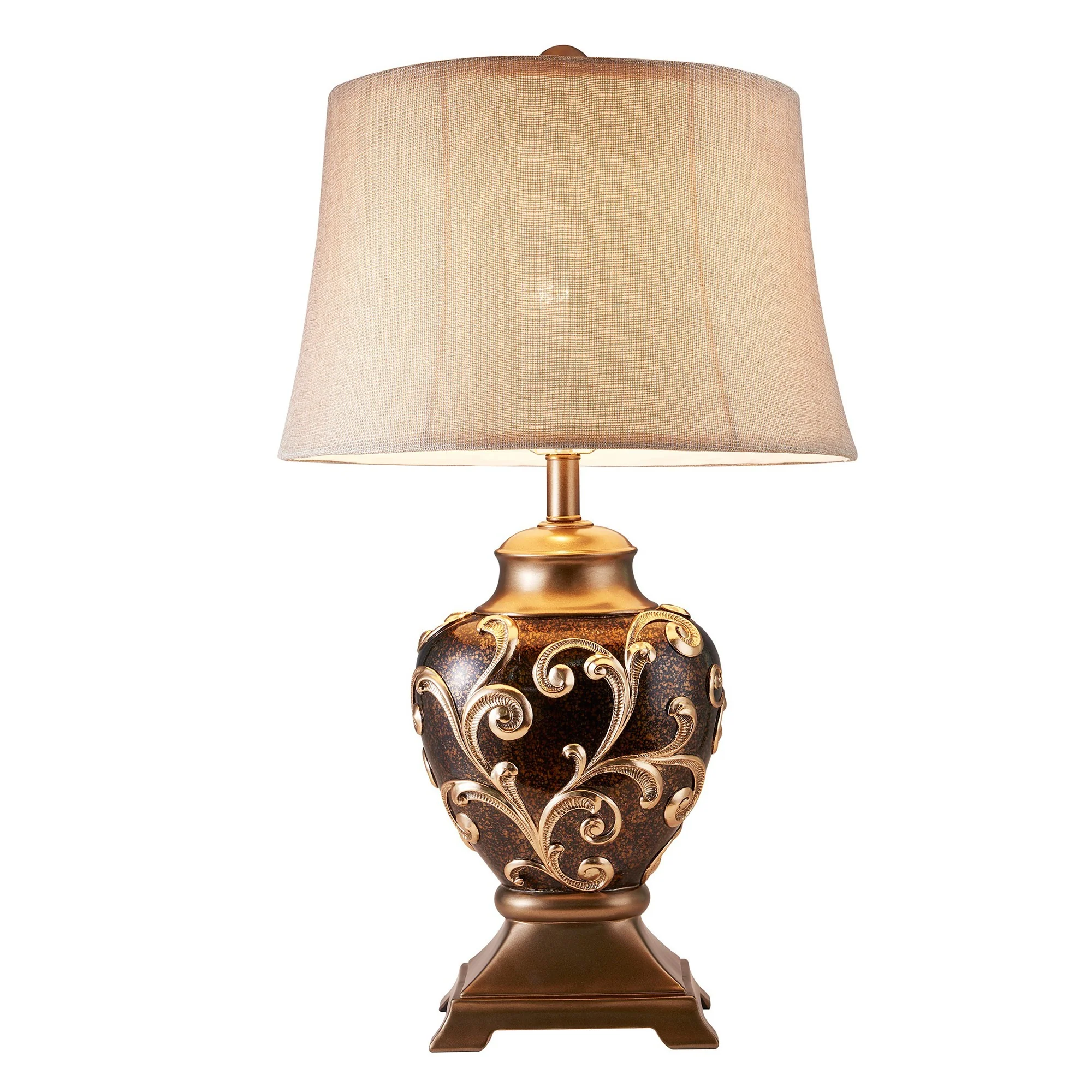 Ancient Baroque Styled Table Lamp By Homeroots - Image 2