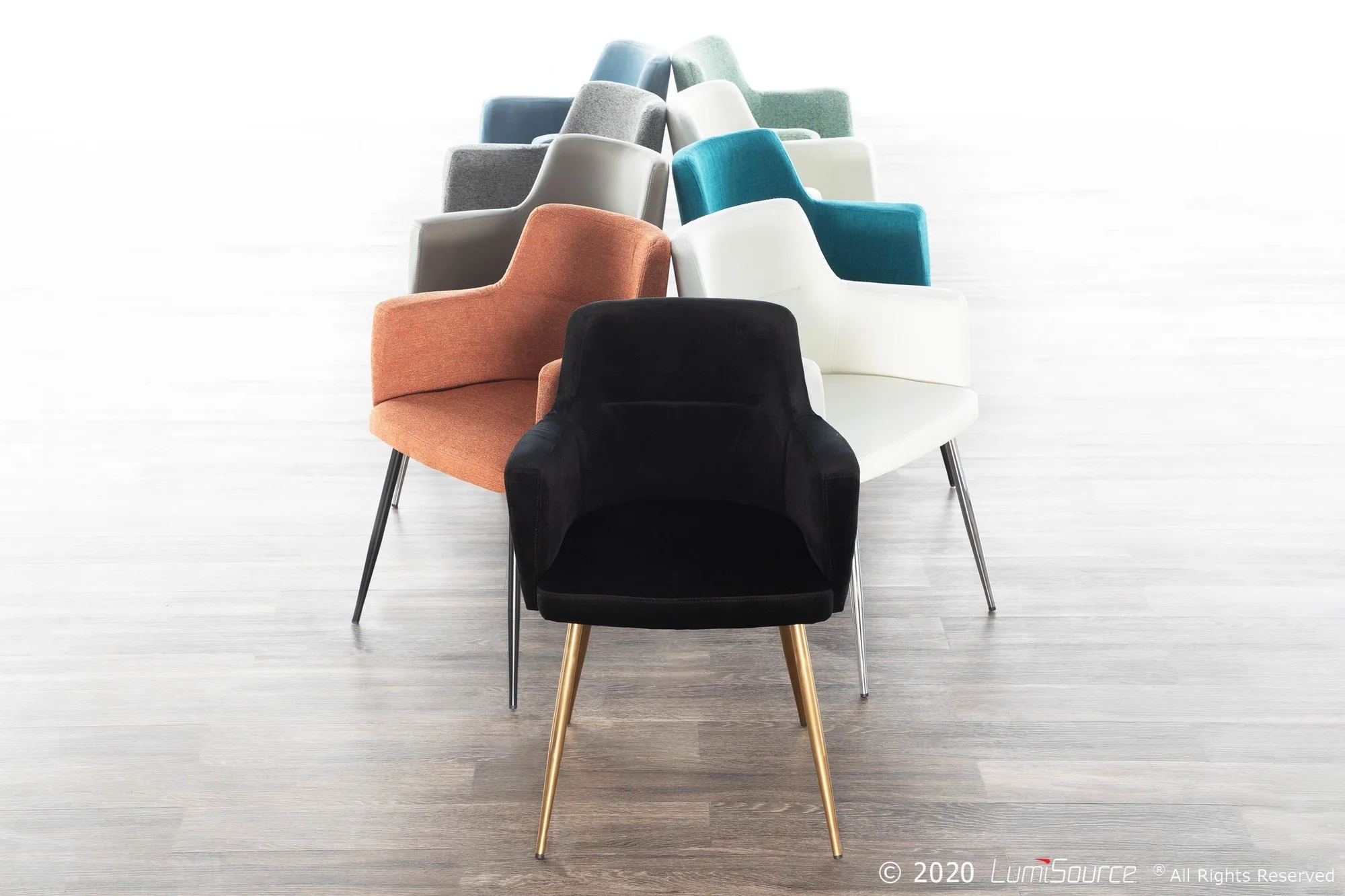 Andrew Chair - Set of 2 By LumiSource - CH-ANDRW AUVBK2 - Image 3