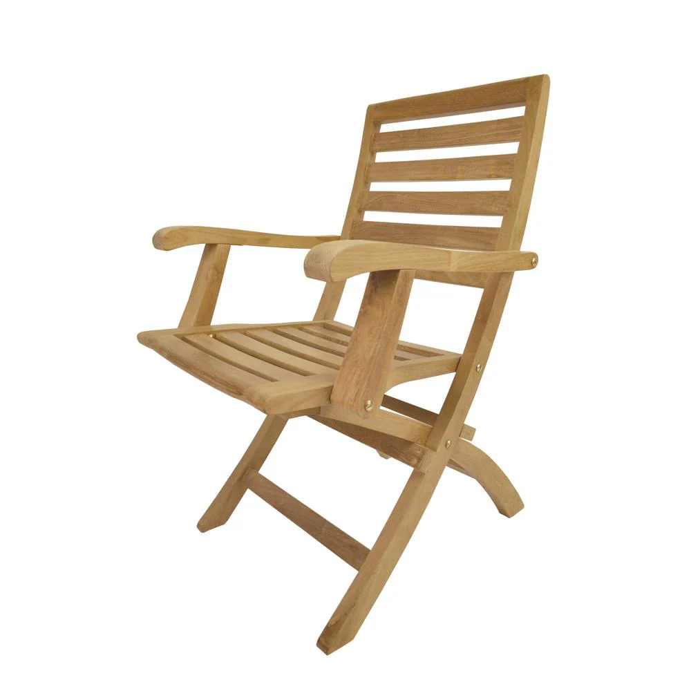 Andrew Folding Armchair Sell & Price Per 2 Chairs Only By Anderson Teak - Image 3