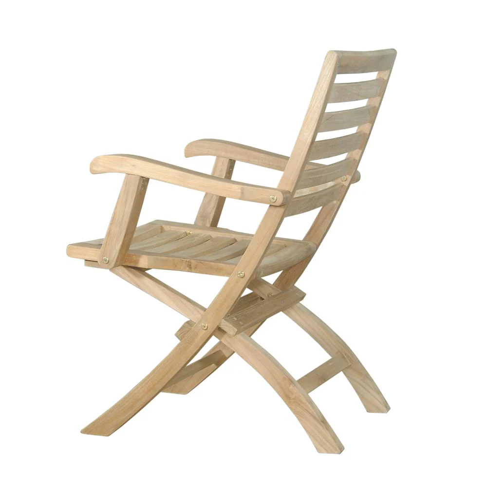 Andrew Folding Armchair Sell & Price Per 2 Chairs Only By Anderson Teak - Image 4