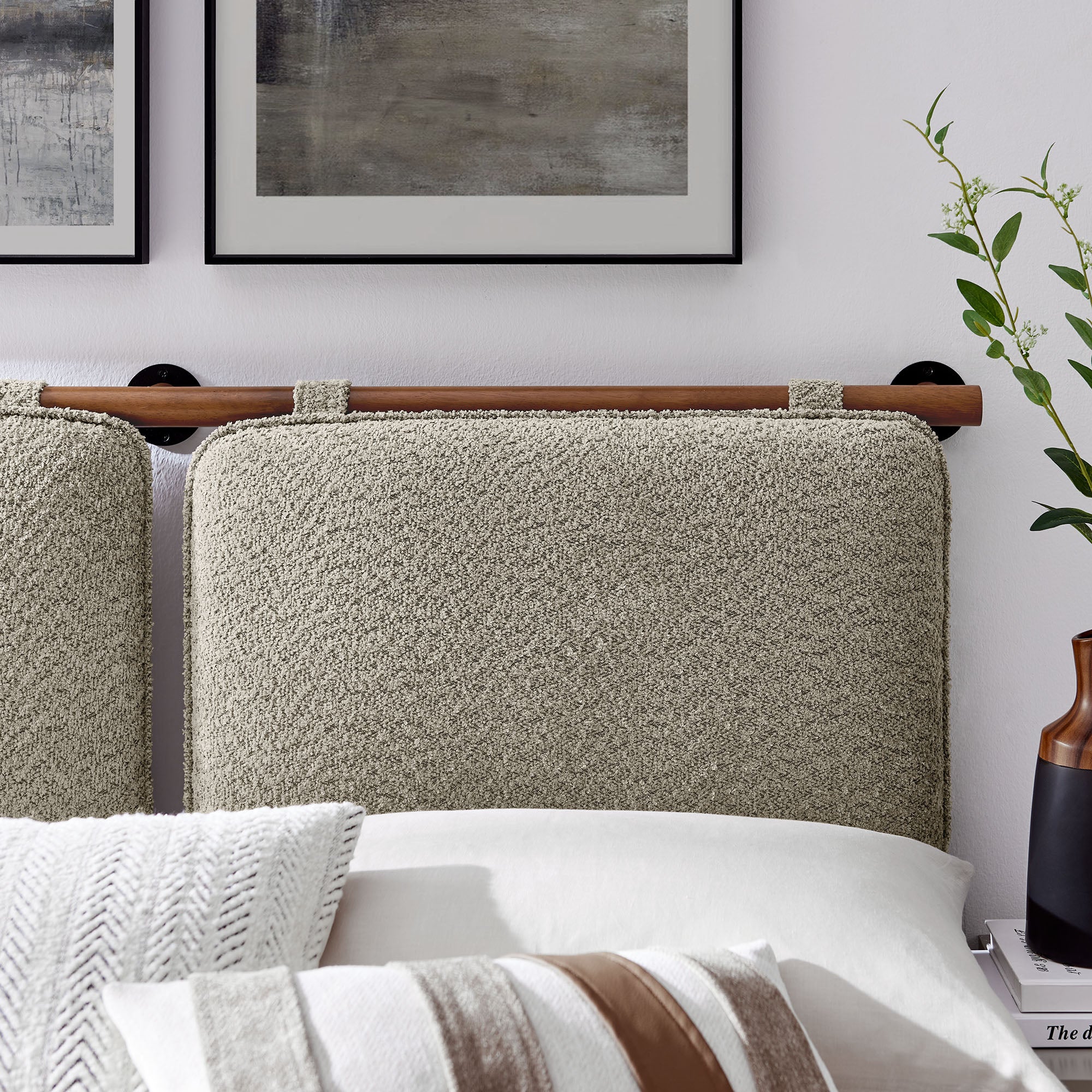 Anela Wall-Mounted Chenille Upholstered Full Headboard by Modway - Image 21
