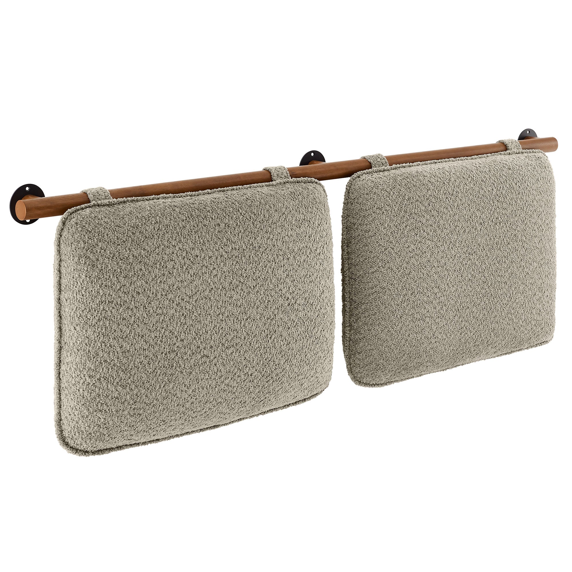 Anela Wall-Mounted Chenille Upholstered King Size Headboard by Modway - Image 17