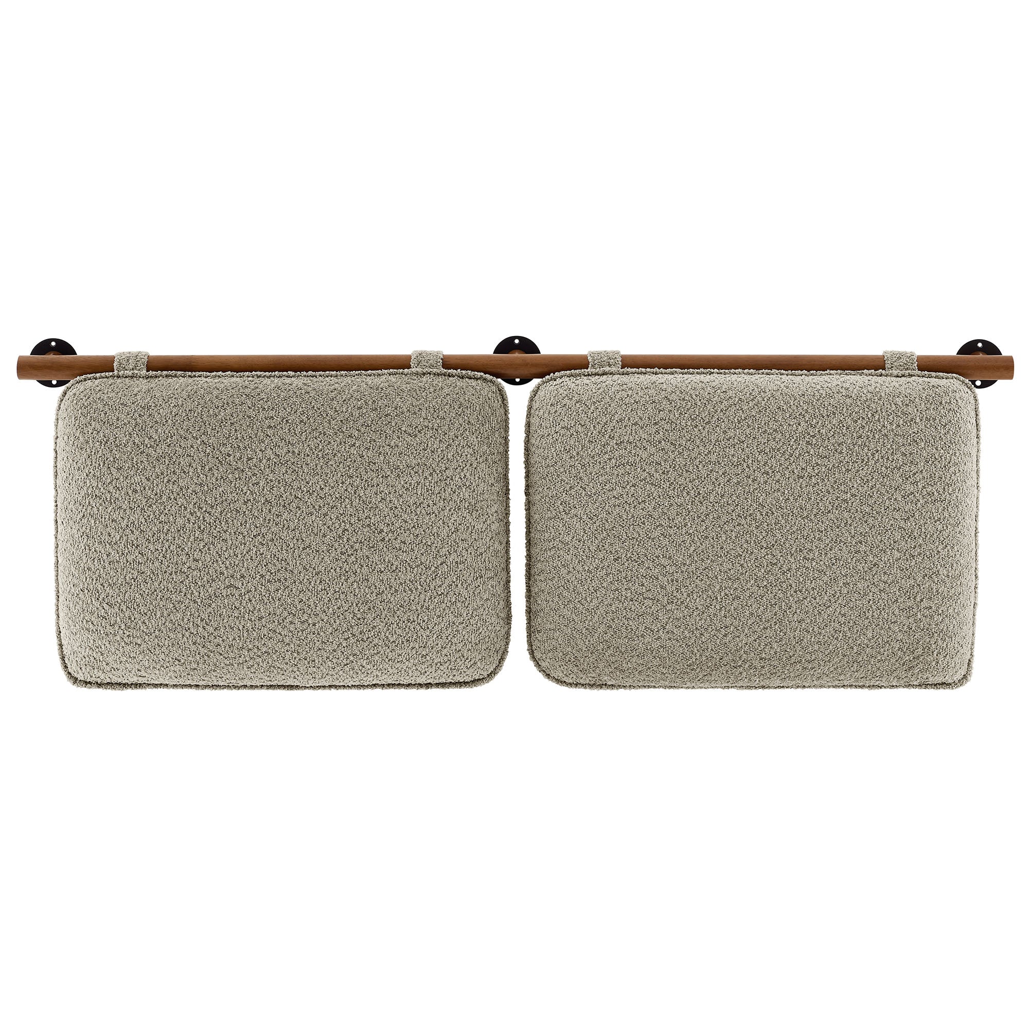 Anela Wall-Mounted Chenille Upholstered King Size Headboard by Modway - Image 18