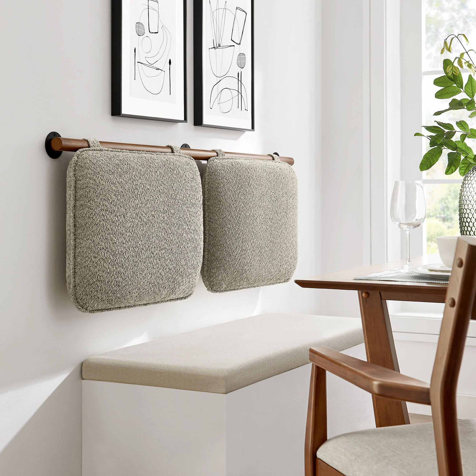 Anela Wall-Mounted Chenille Upholstered King Size Headboard by Modway - Image 20