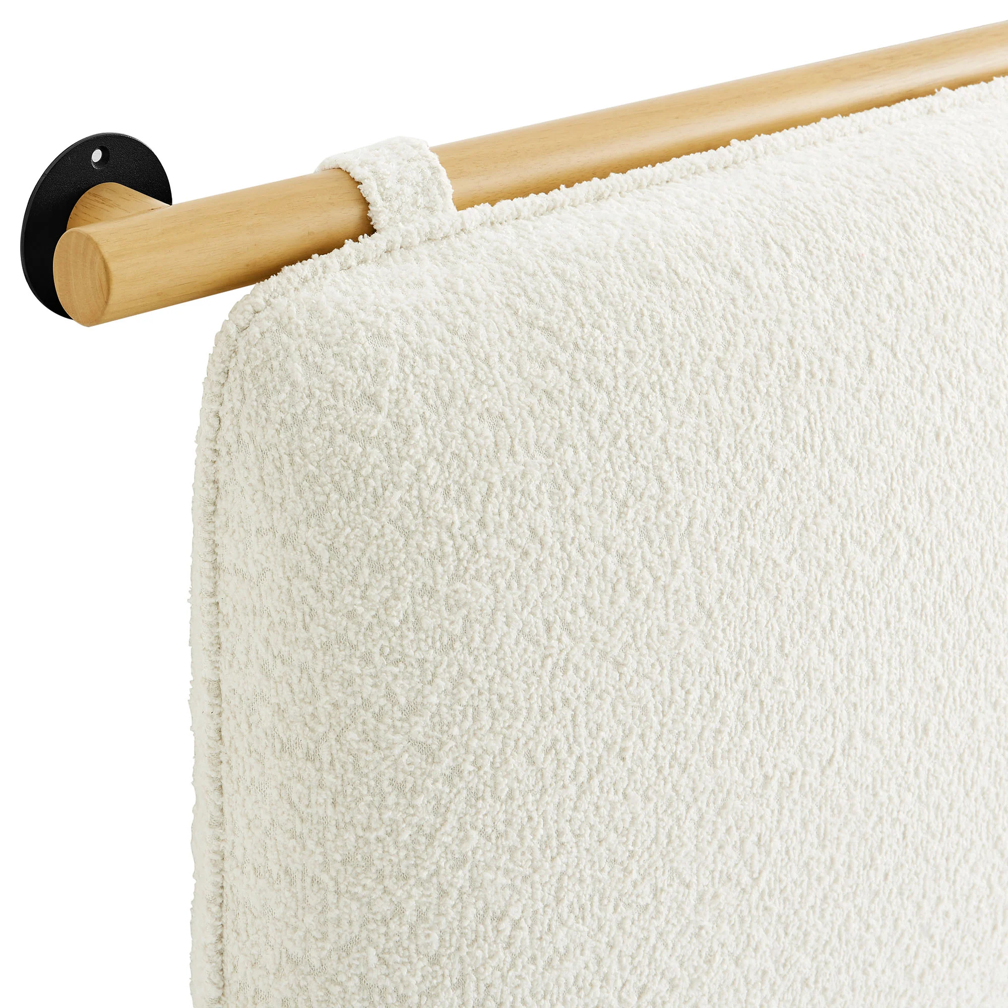 Anela Wall-Mounted Chenille Upholstered King Size Headboard by Modway - Image 4