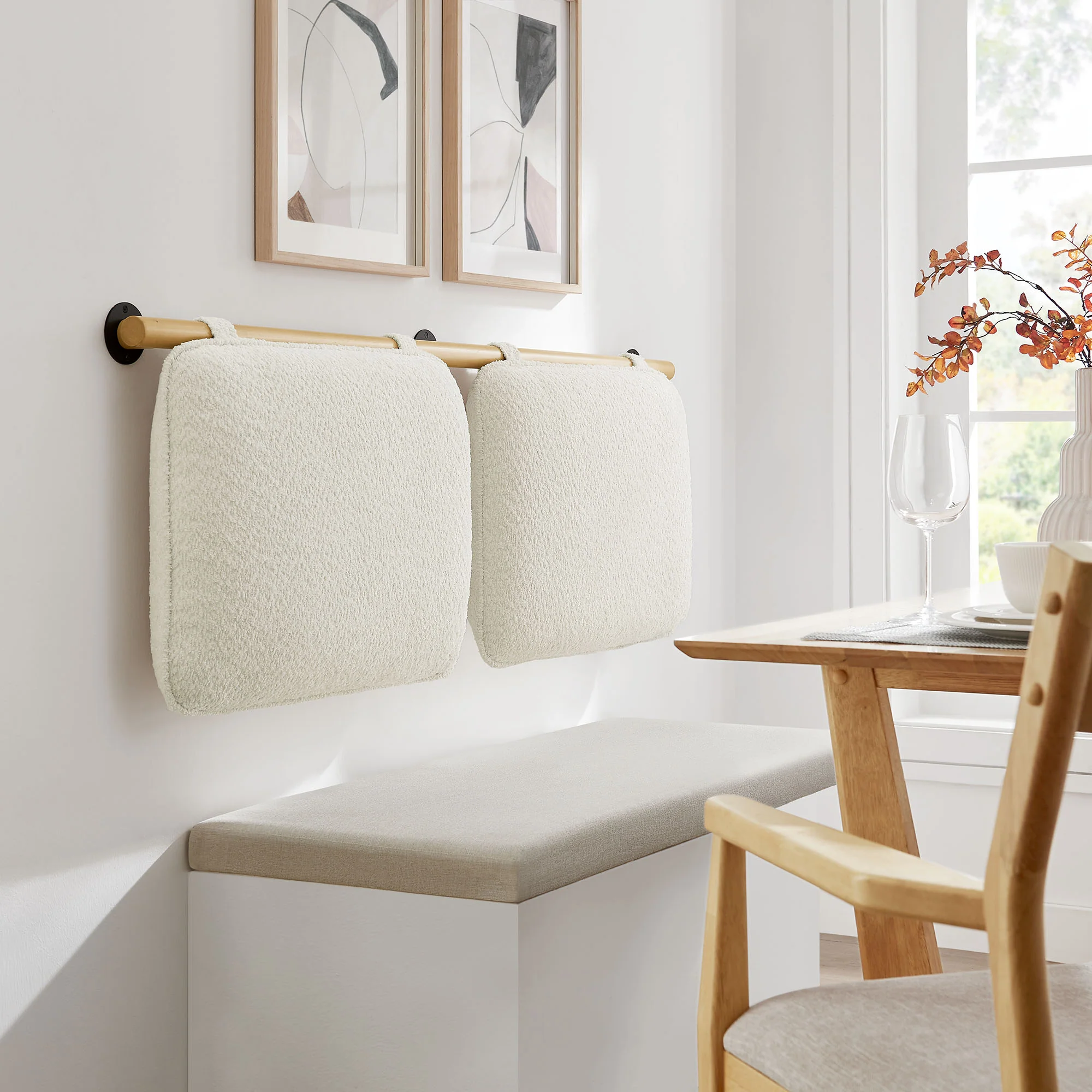 Anela Wall-Mounted Chenille Upholstered Queen Headboard by Modway - Image 5