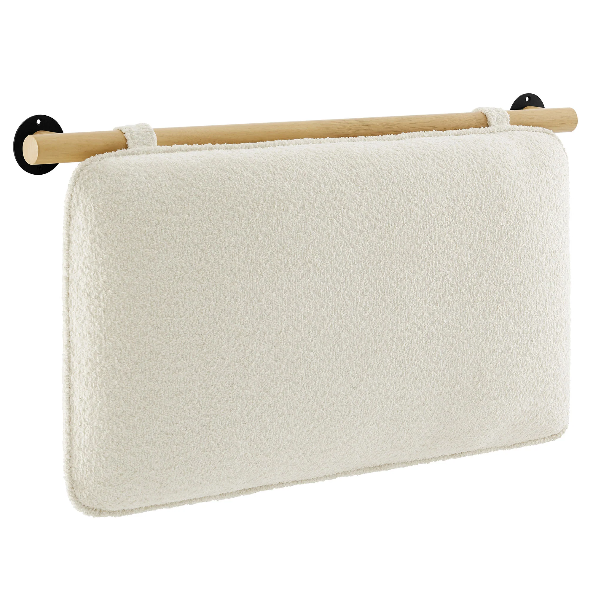 Anela Wall-Mounted Chenille Upholstered Twin Headboard by Modway - Image 2