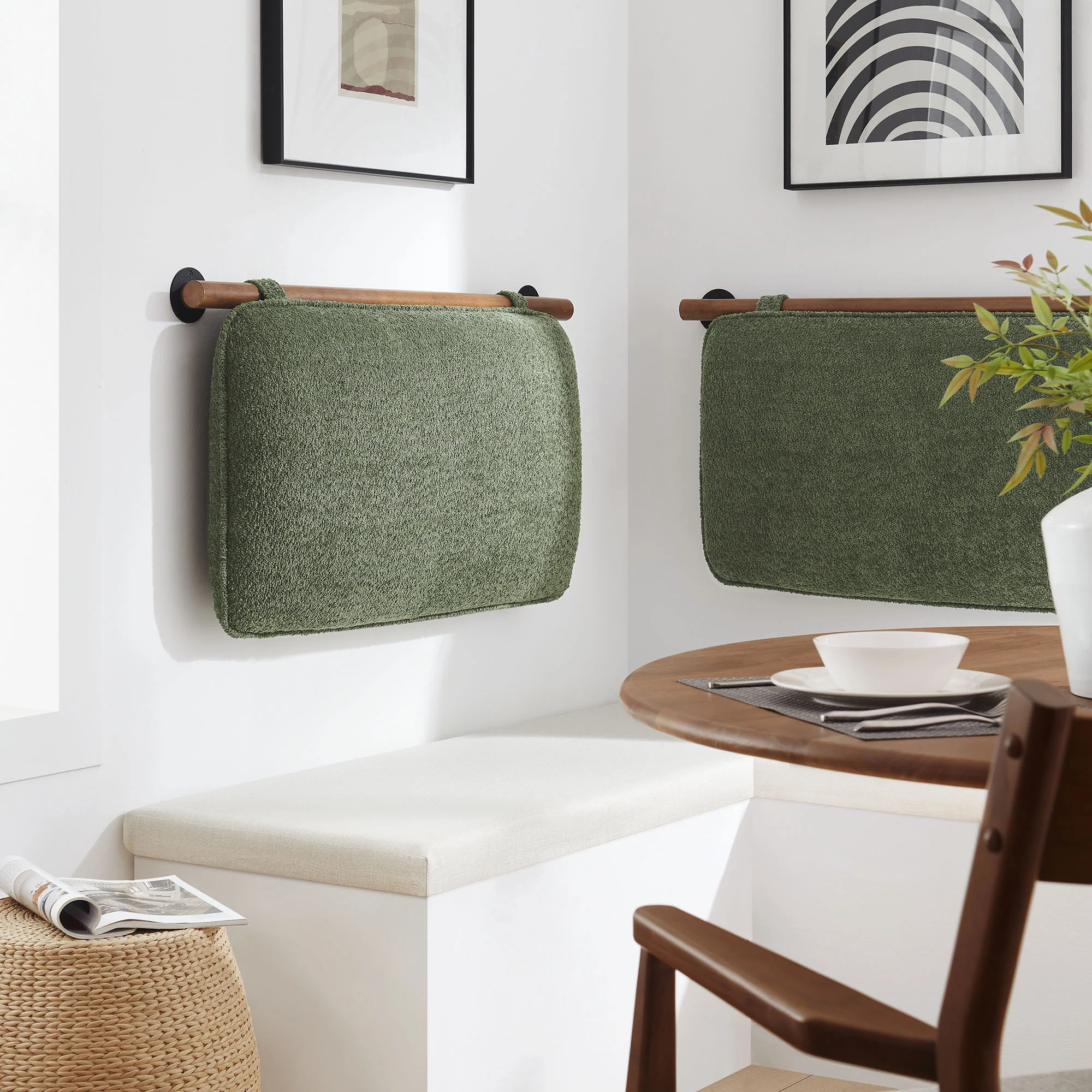 Anela Wall-Mounted Chenille Upholstered Twin Headboard by Modway - Image 28