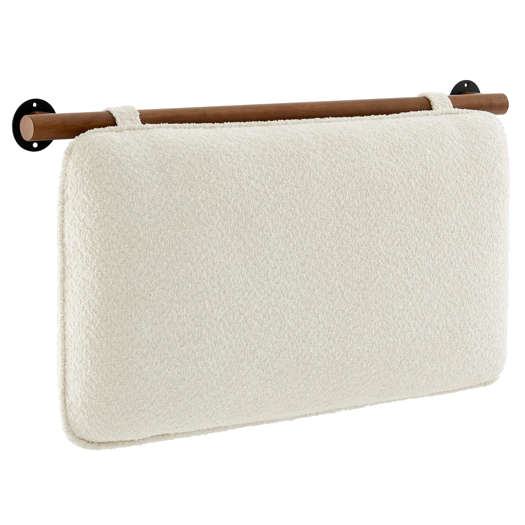 Anela Wall-Mounted Chenille Upholstered Twin Headboard by Modway - Image 9
