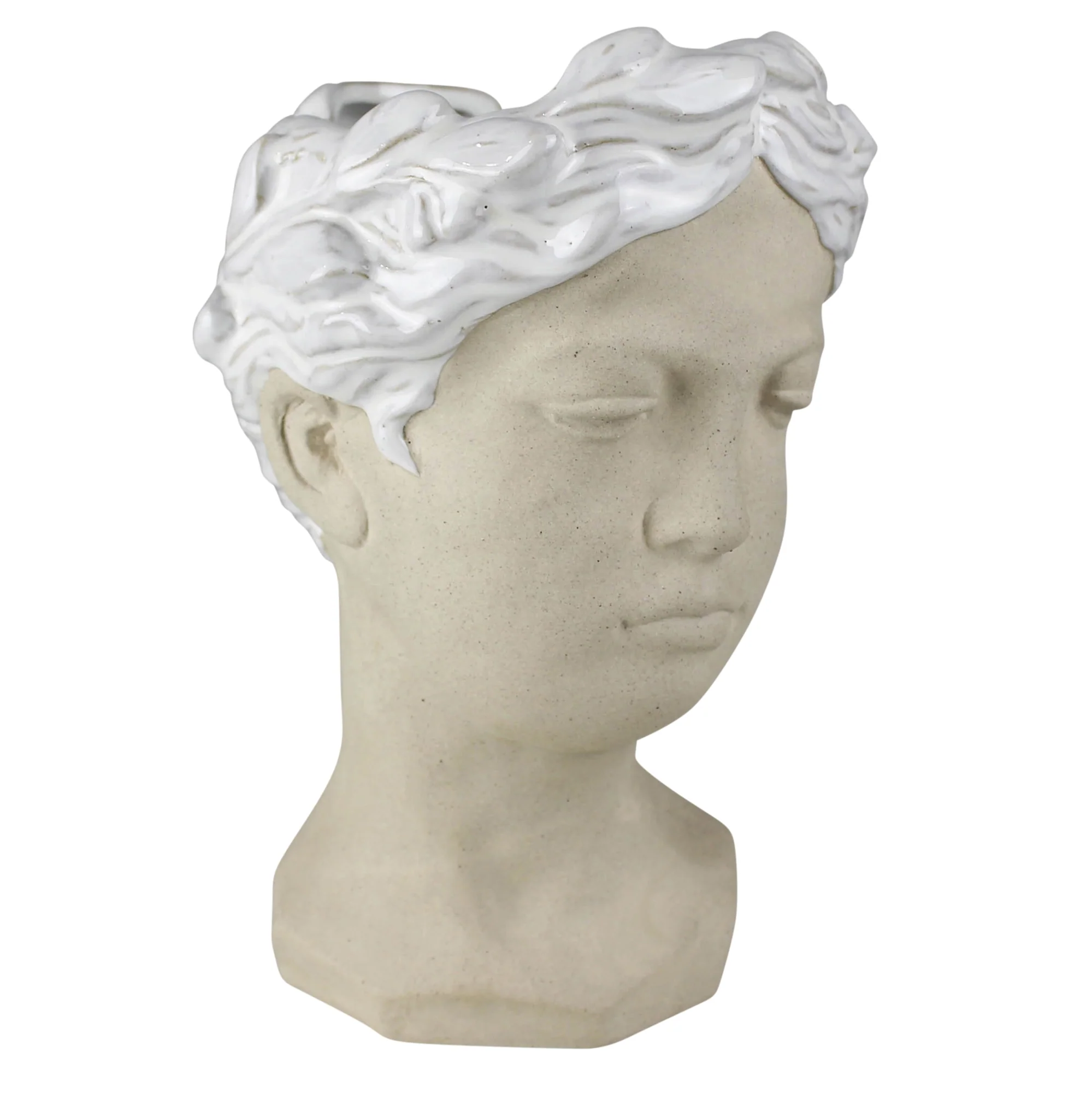 Anita Bust Vase, Ceramic Set Of 2 By HomArt - Image 3