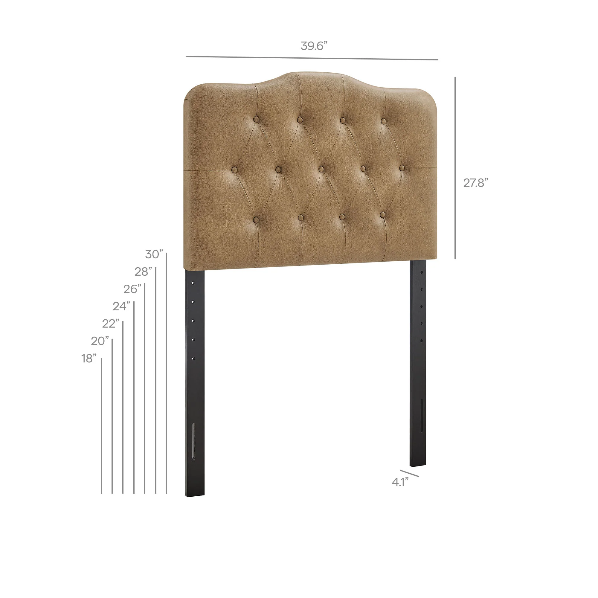 Annabel Faux Leather Twin Headboard by Modway - Image 16