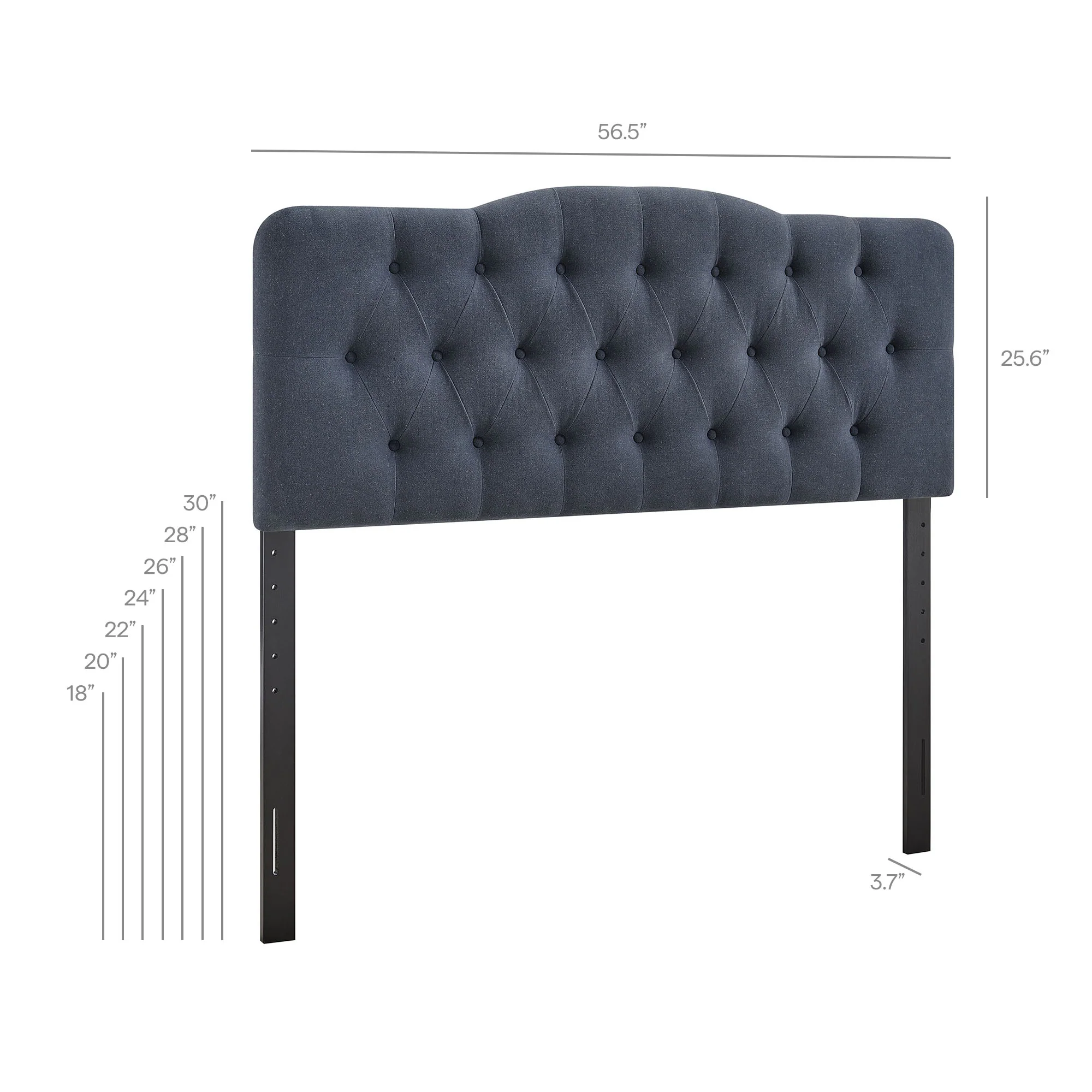 Annabel Premium Linen Blend Full Headboard by Modway - Image 24