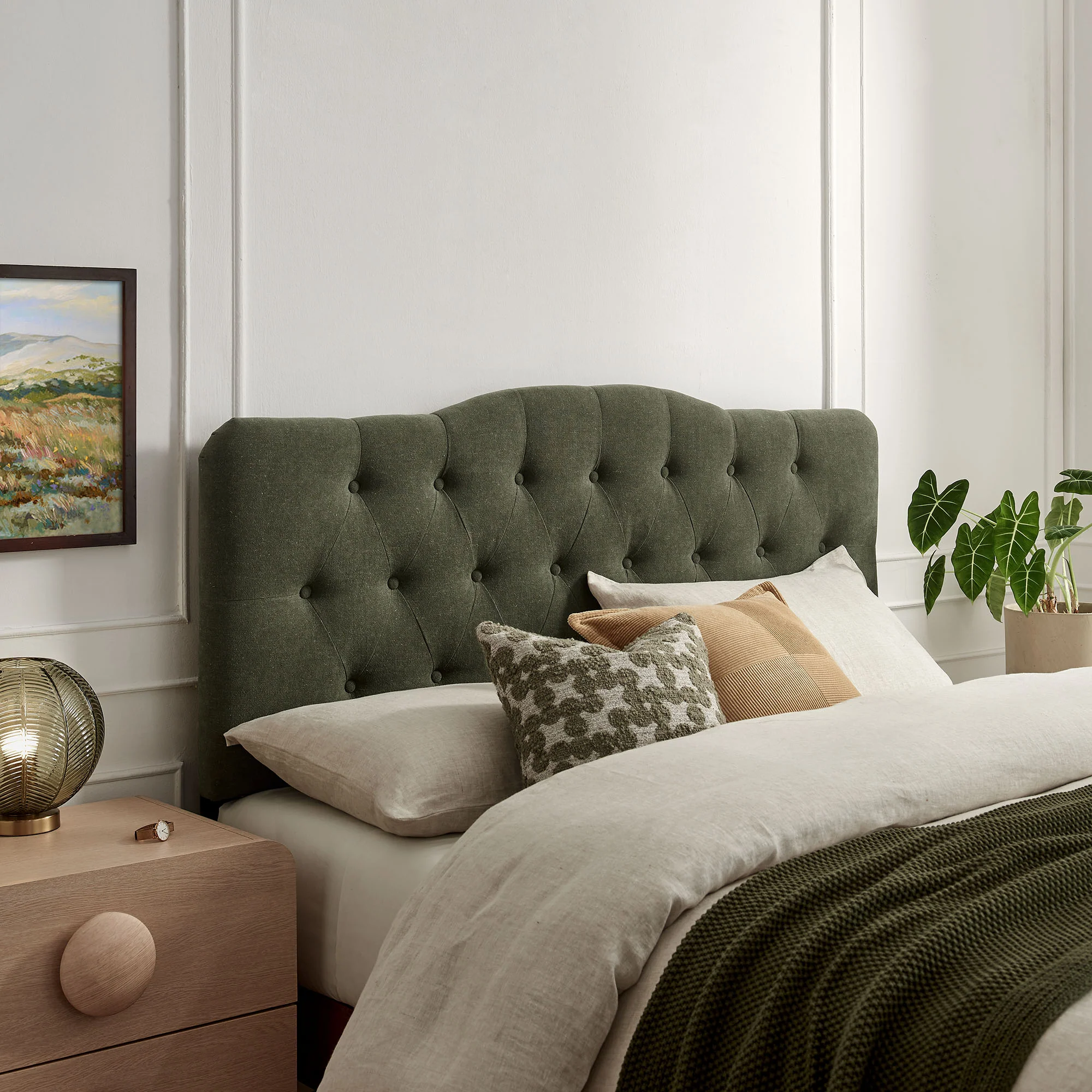 Annabel Premium Linen Blend Full Headboard by Modway - Image 38