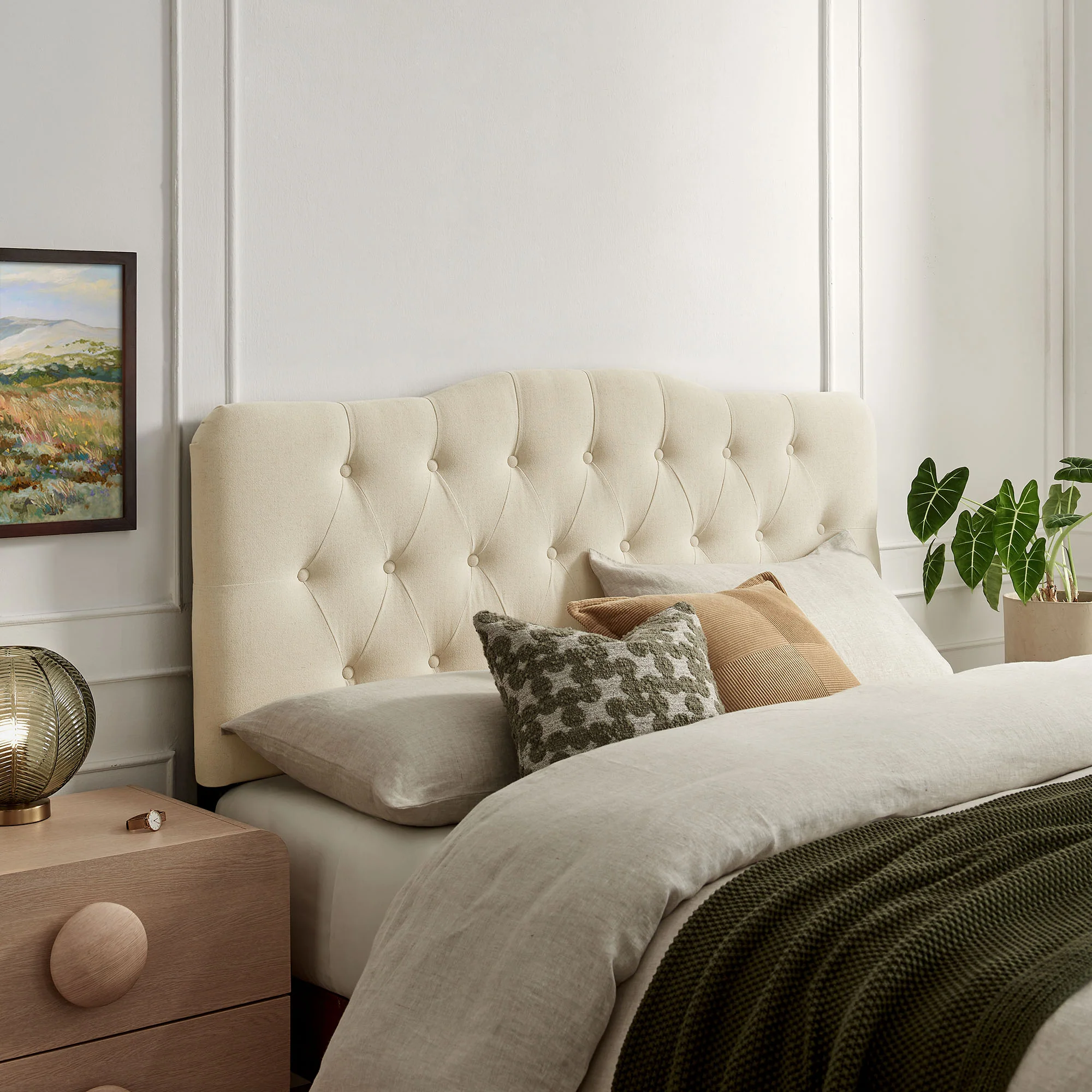 Annabel Premium Linen Blend King Headboard by Modway - Image 30