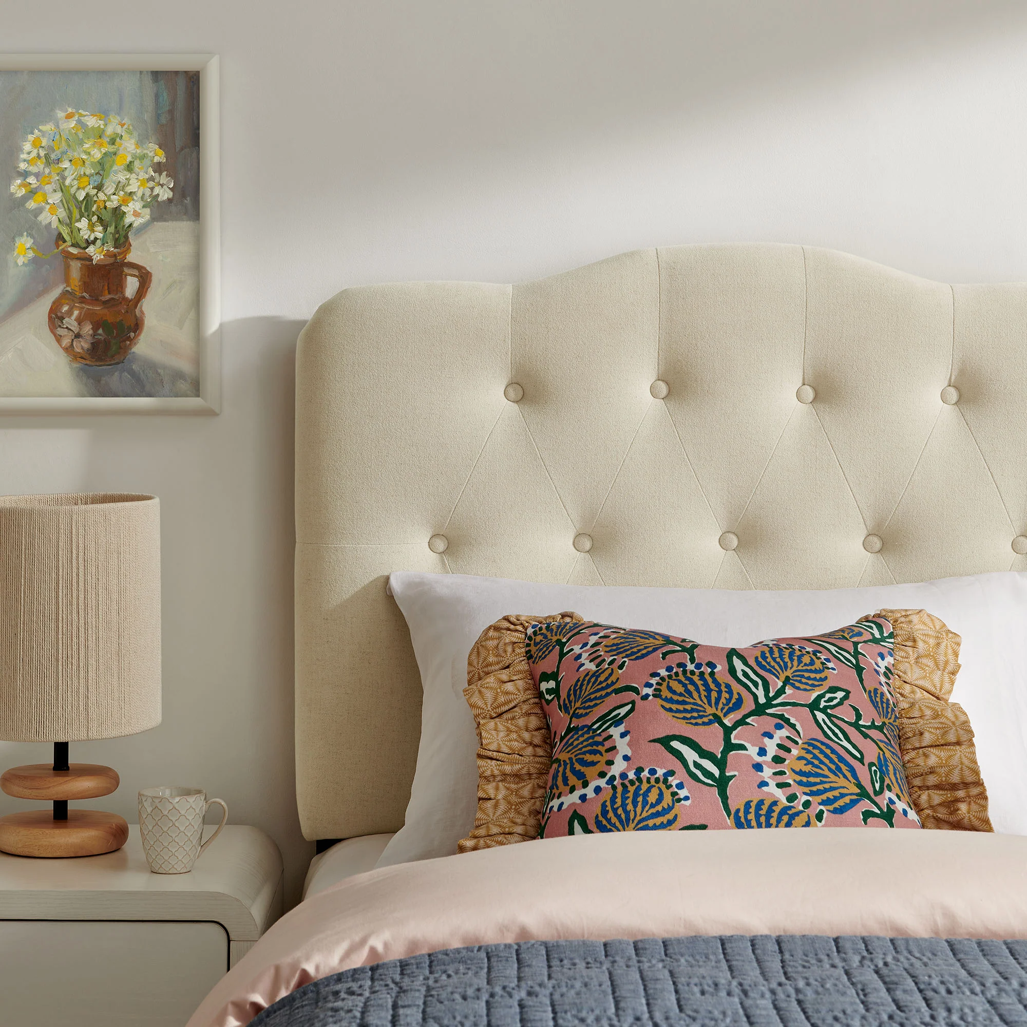 Annabel Premium Linen Blend Twin Headboard by Modway - Image 29