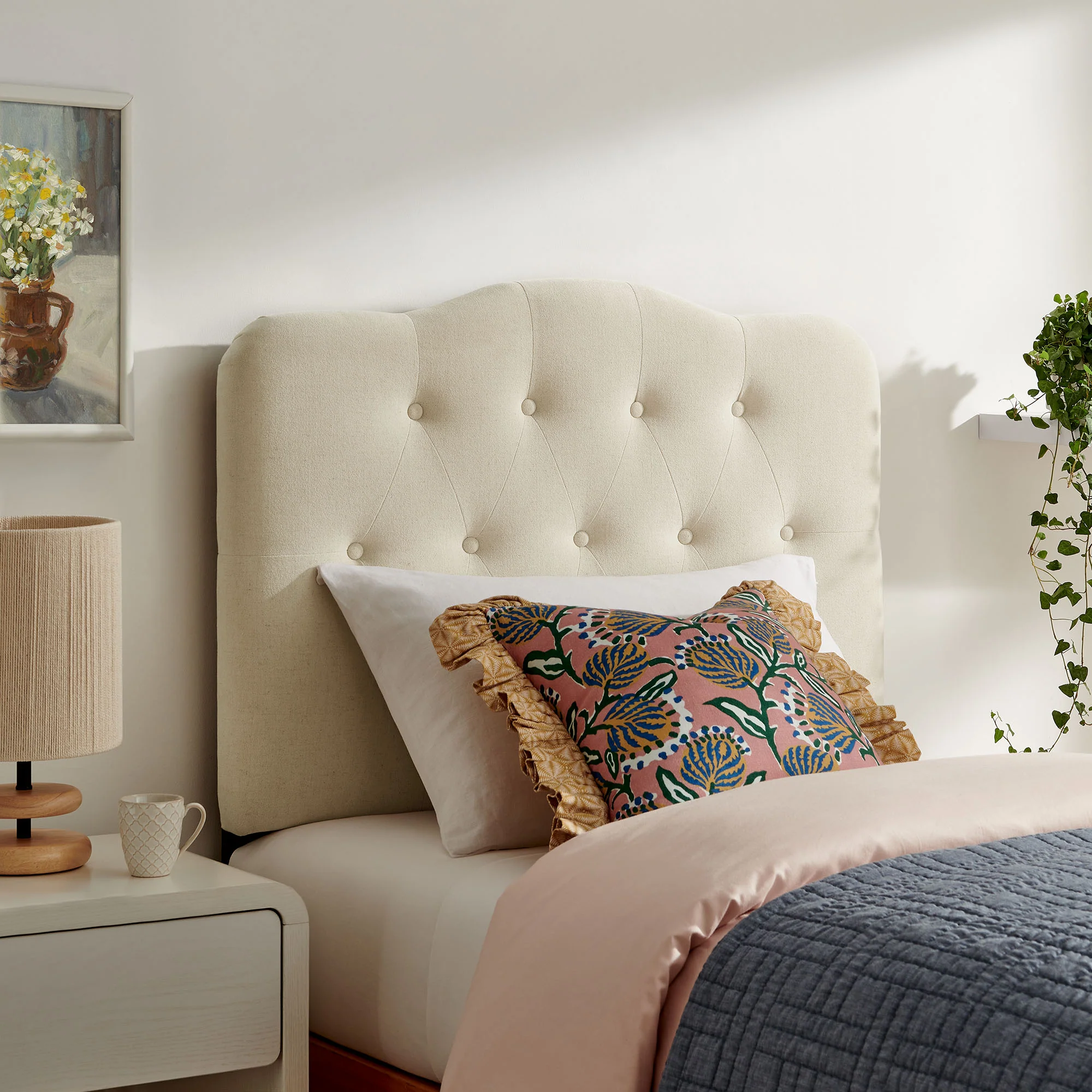 Annabel Premium Linen Blend Twin Headboard by Modway - Image 30