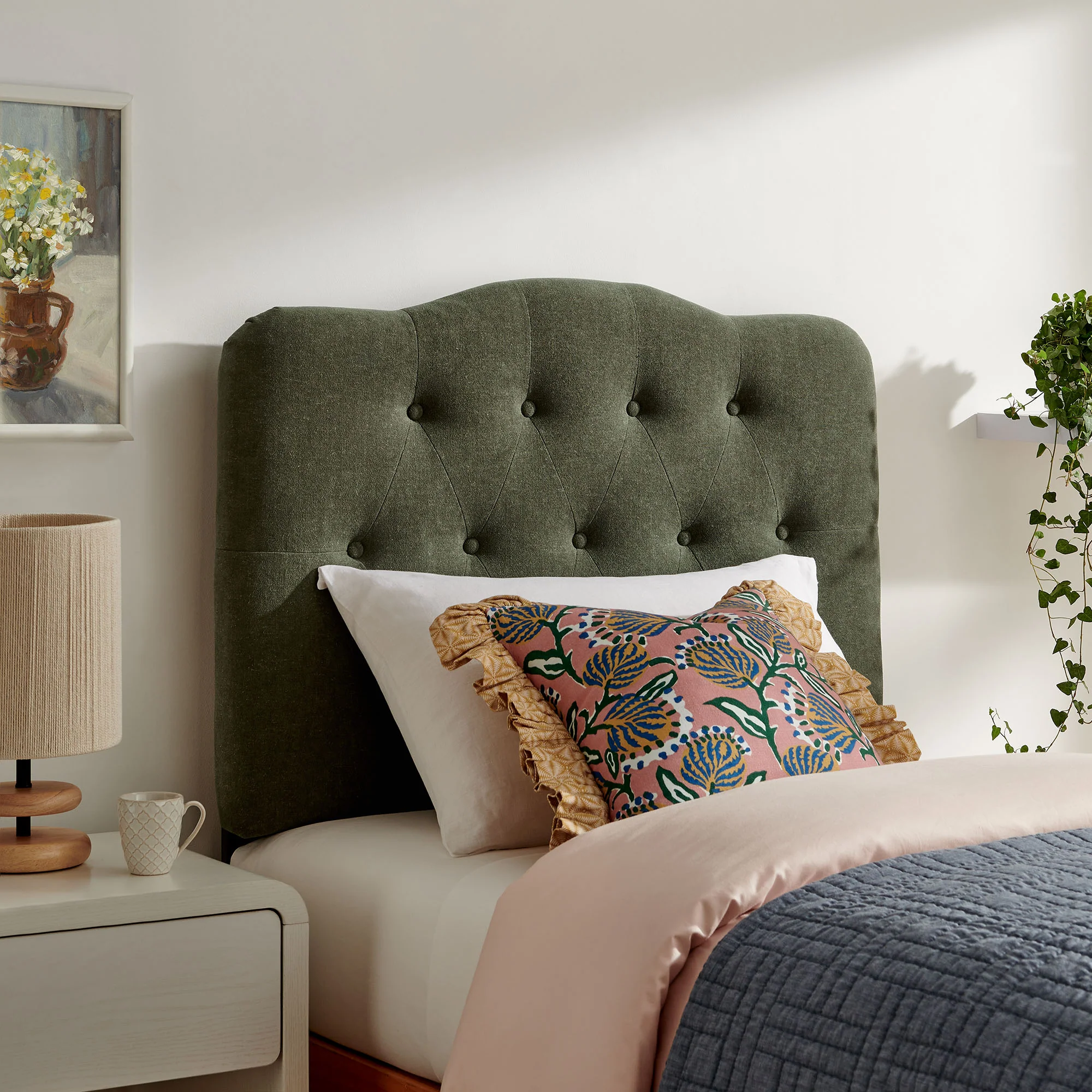 Annabel Premium Linen Blend Twin Headboard by Modway - Image 38