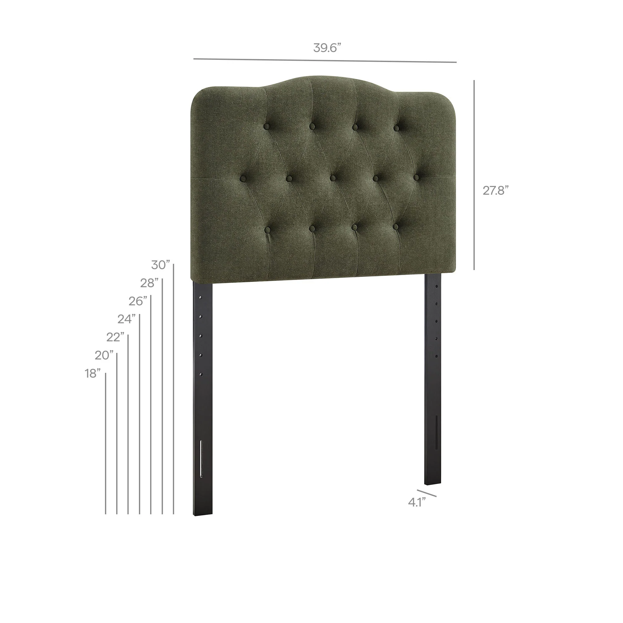 Annabel Premium Linen Blend Twin Headboard by Modway - Image 40