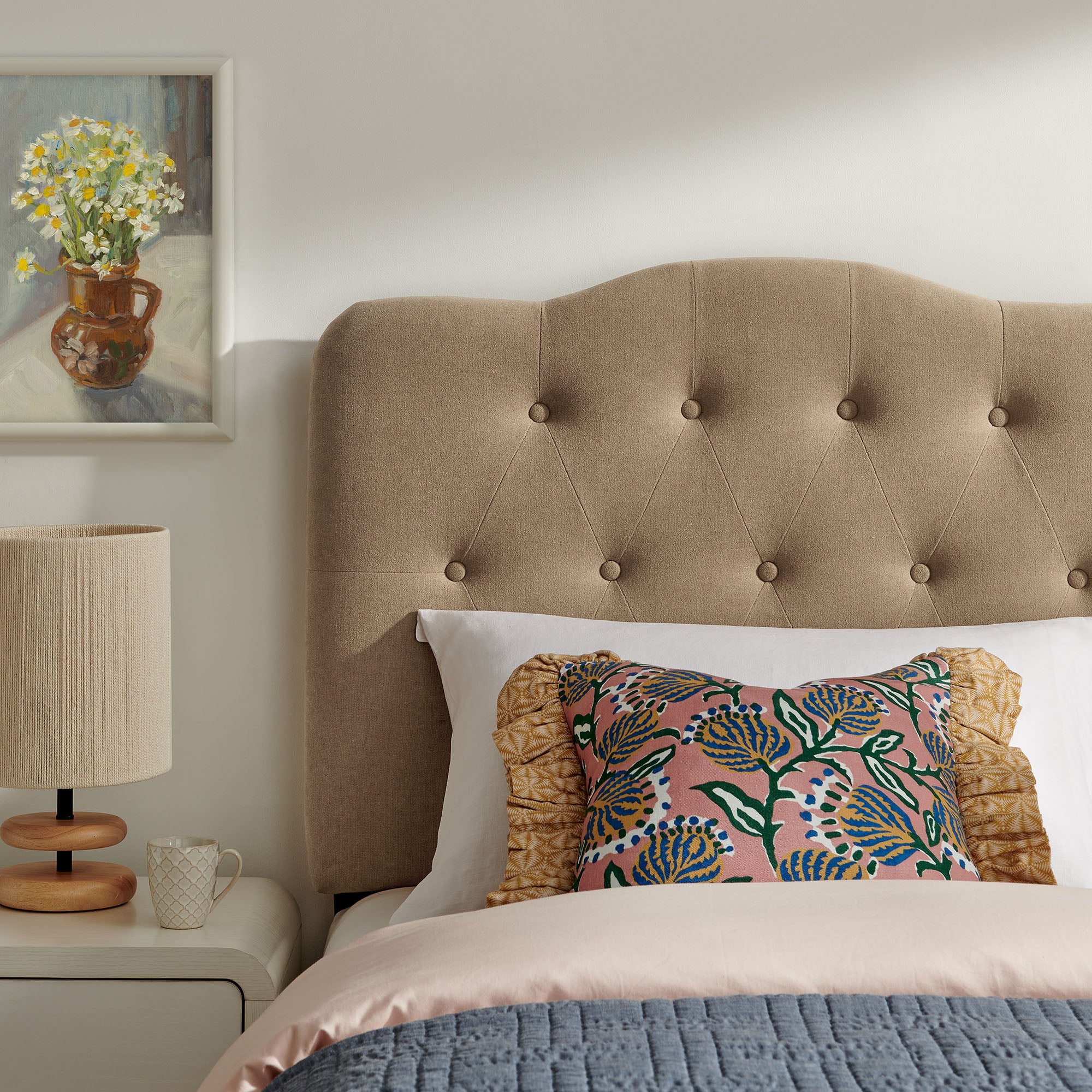 Annabel Premium Linen Blend Twin Headboard by Modway - Image 5
