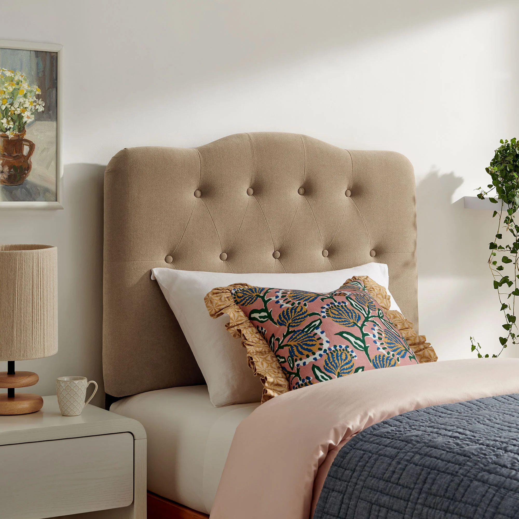 Annabel Premium Linen Blend Twin Headboard by Modway - Image 6